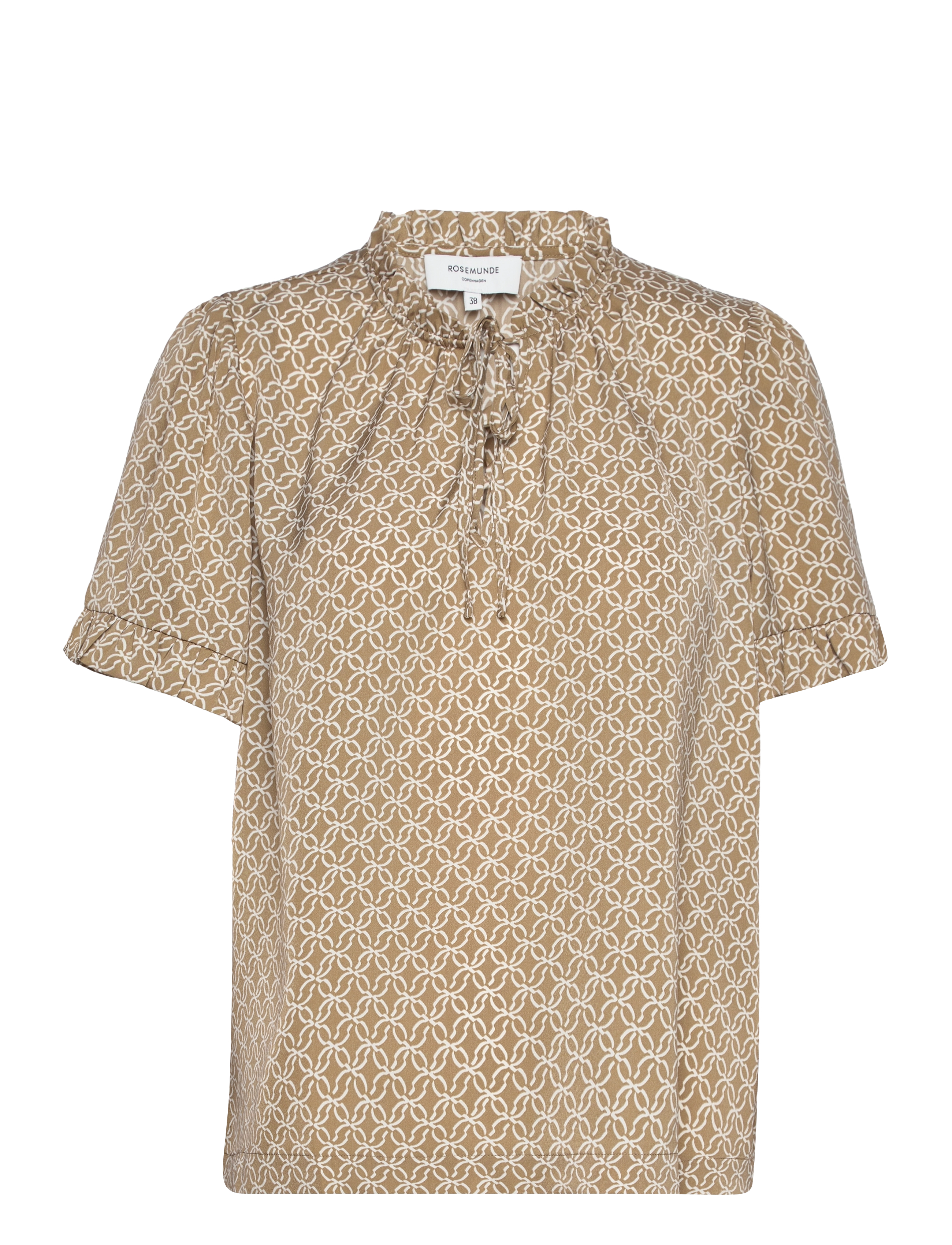 Rosemunde - Recycled polyester blouse - portobello graphic print - 0