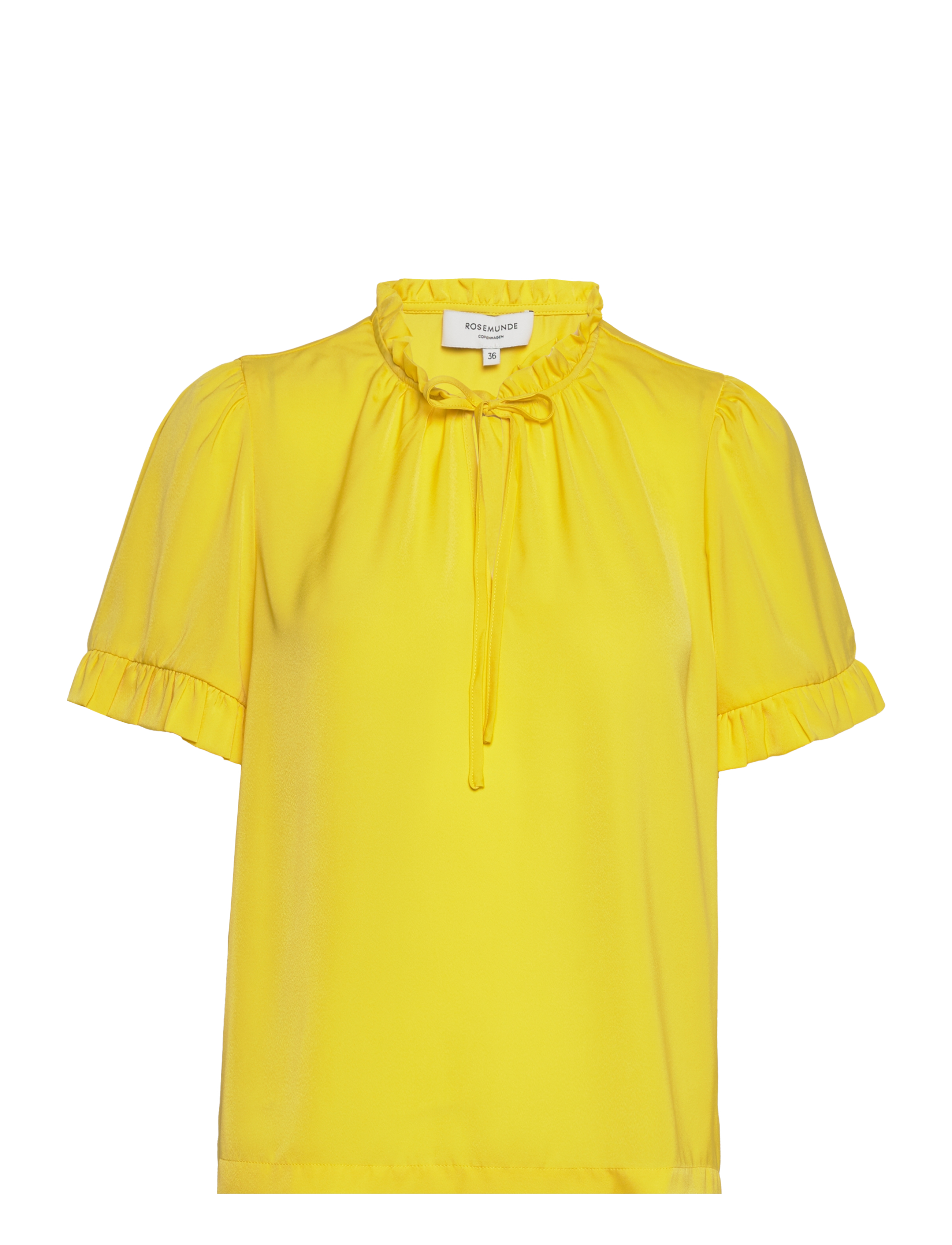 Recycled polyester blouse - SUNSHINE YELLOW