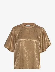Rosemunde - Blouse - blouses korte mouwen - portobello brown - 0
