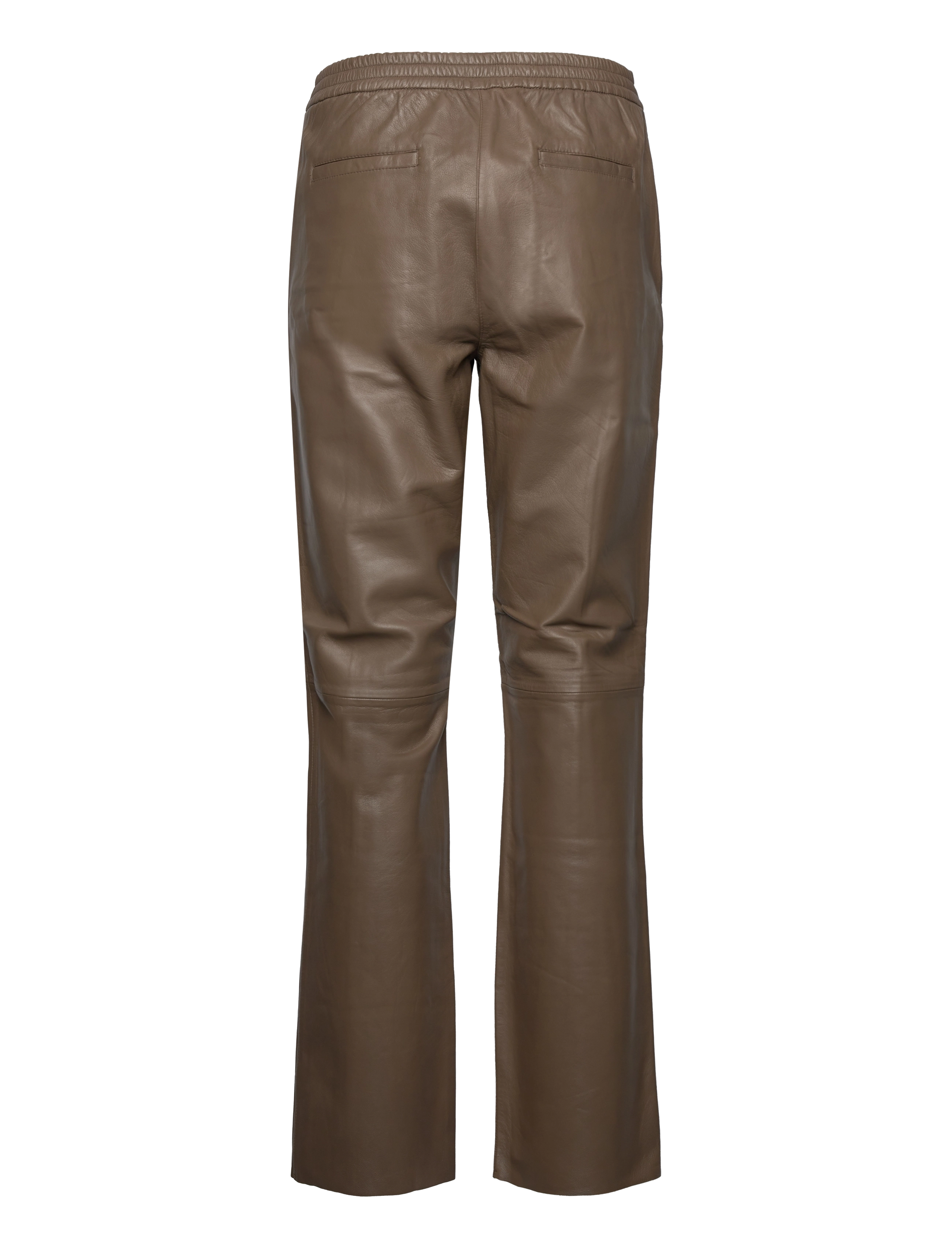 Rosemunde - Leather trousers - dark portobello brown - 1