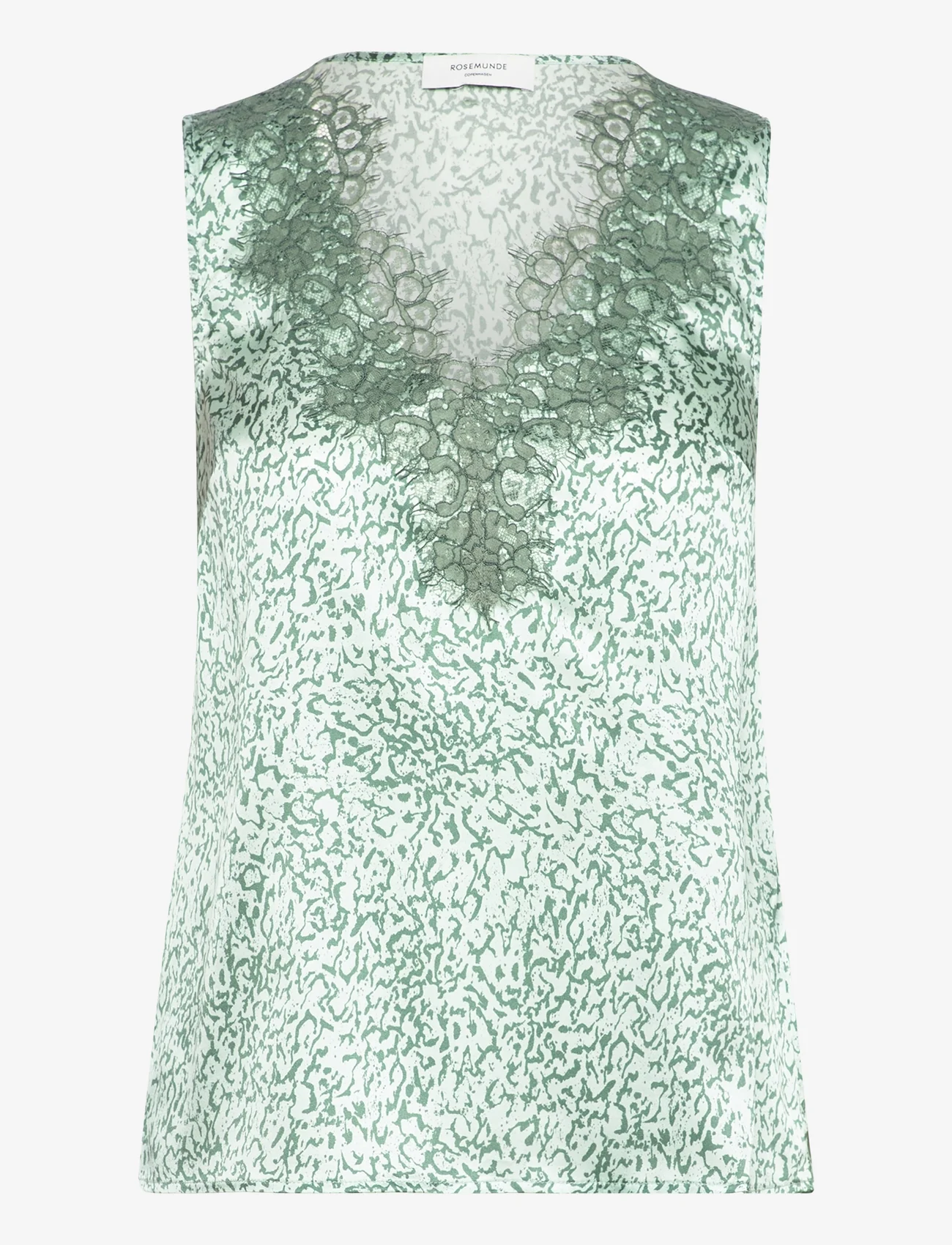Rosemunde - Silk top - blouses zonder mouwen - caribbean surface print - 0