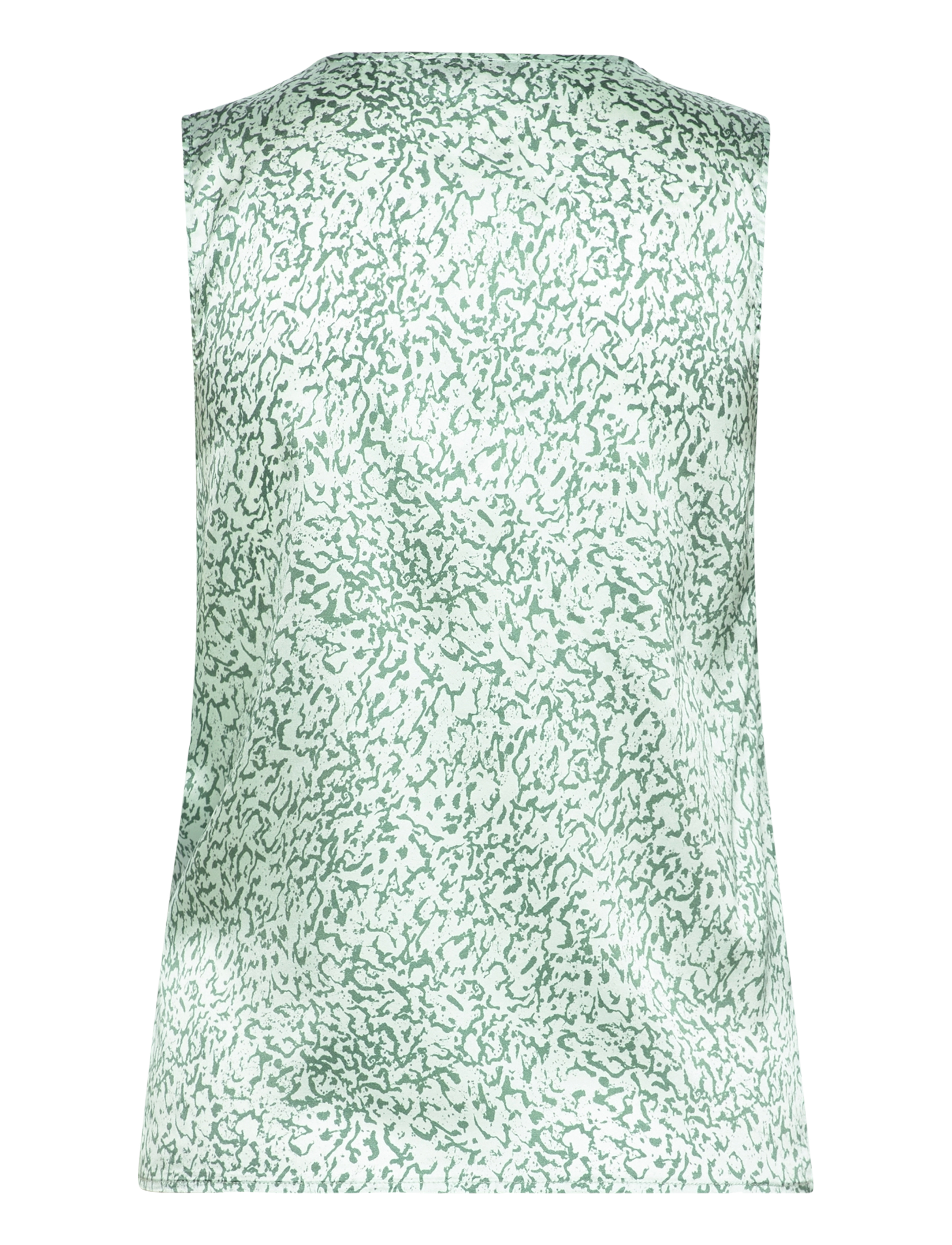 Rosemunde - RWJade Silk Lace Top - caribbean surface print - 1