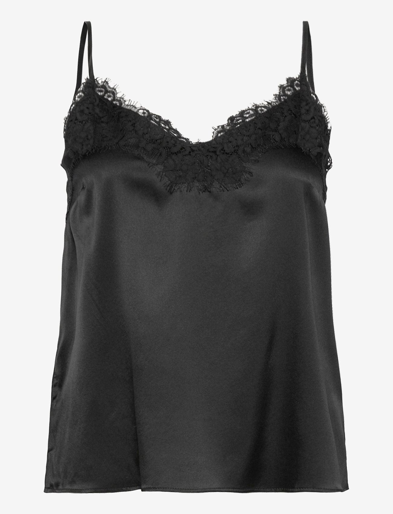 Rosemunde - Silk strap top - blouses zonder mouwen - black - 0
