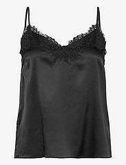Rosemunde - Silk strap top - blouses zonder mouwen - black - 0