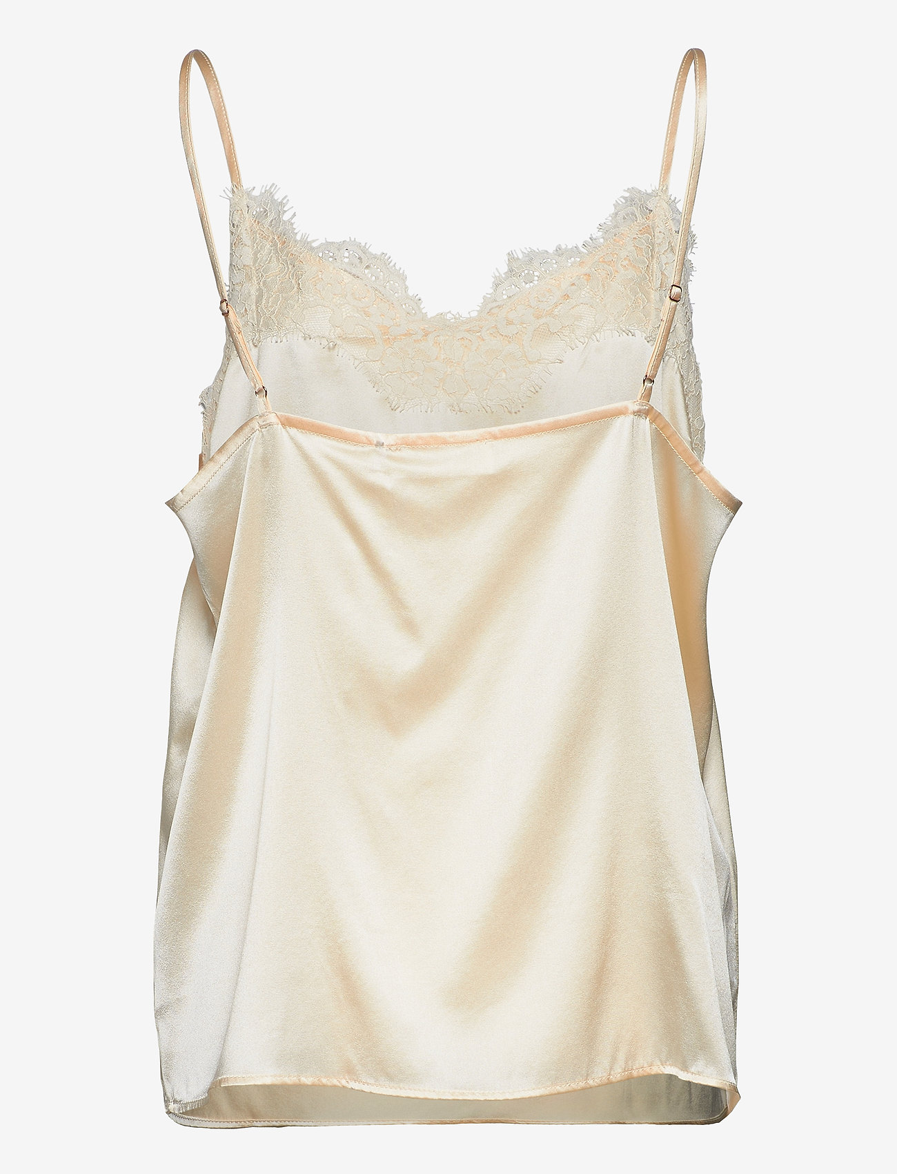 Rosemunde - Silk strap top - sleeveless blouses - ivory - 1