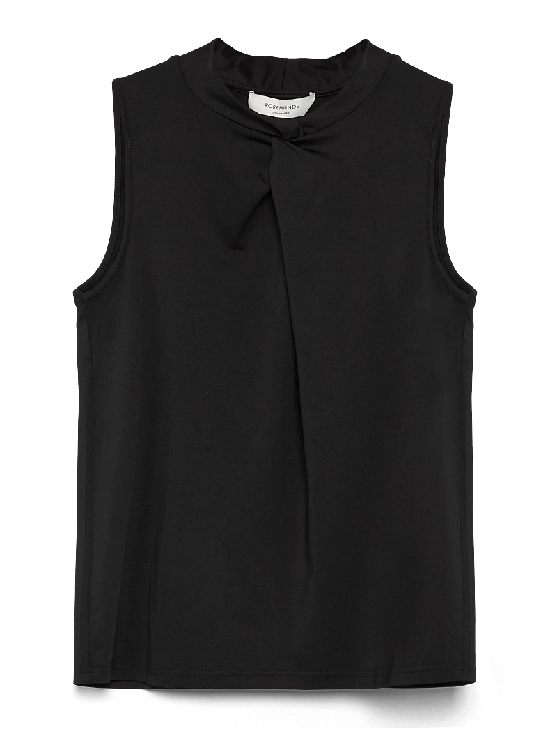 Rosemunde - RWBillie SL Regular Top - Ärmlösa blusar - black - 1