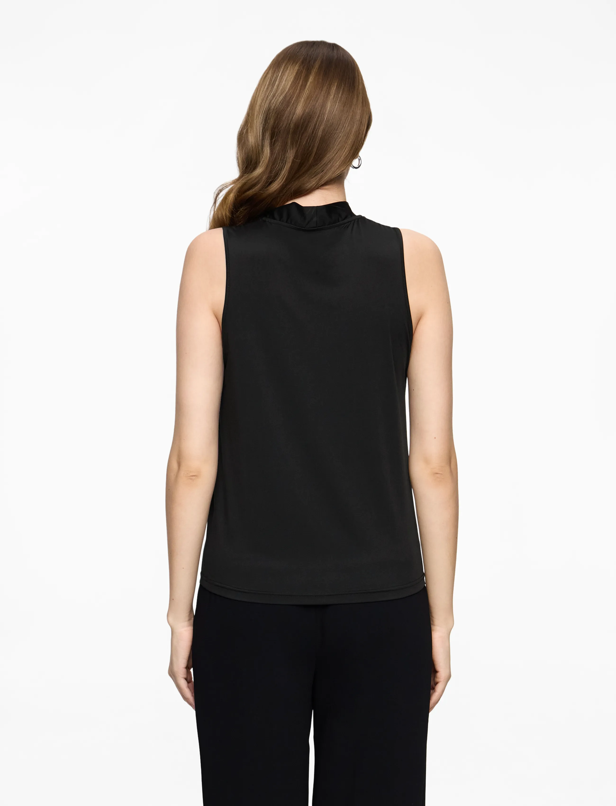 Rosemunde - RWBillie SL Regular Top - Ærmeløse bluser - black - 4