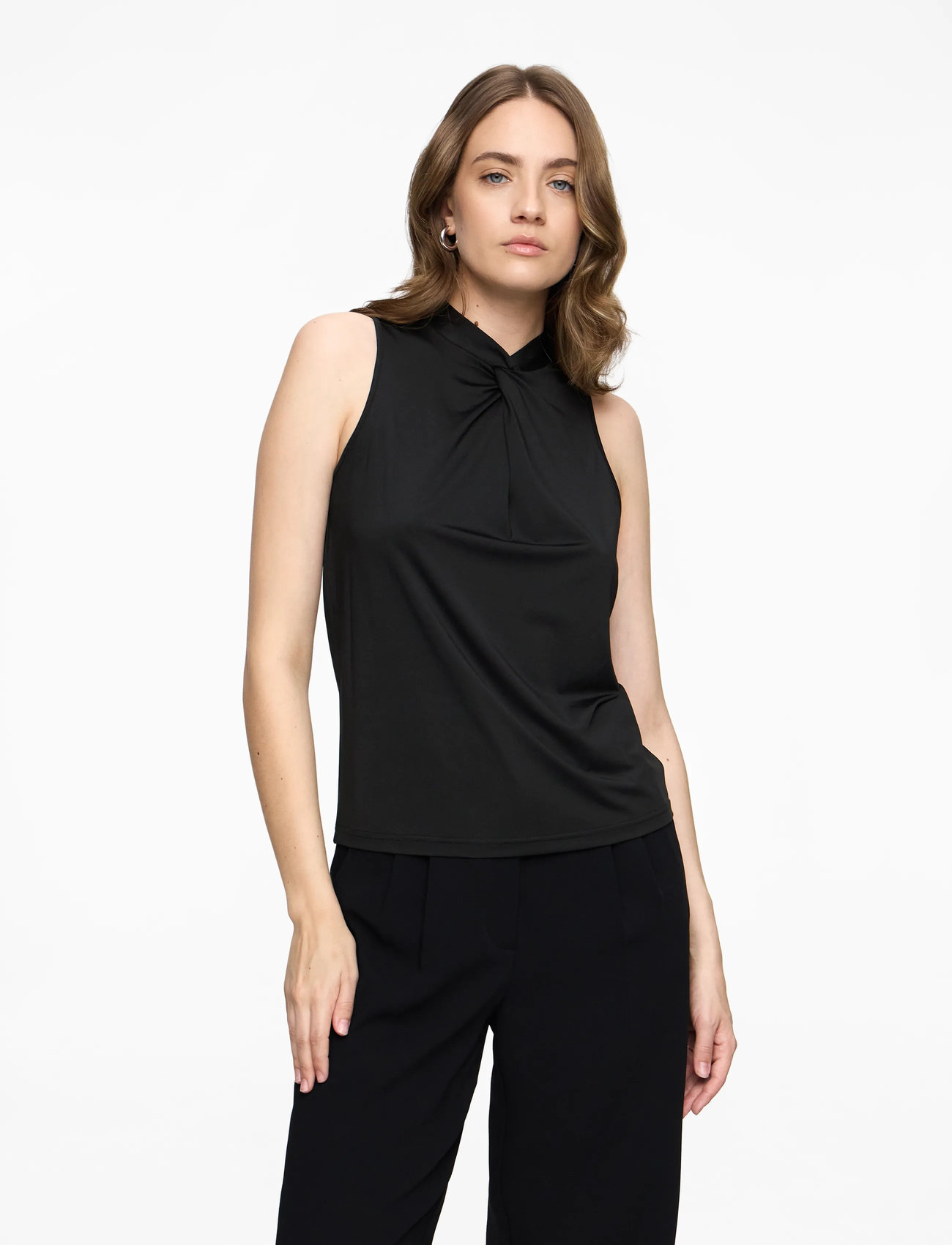 Rosemunde - RWBillie SL Regular Top - Ærmeløse bluser - black - 4