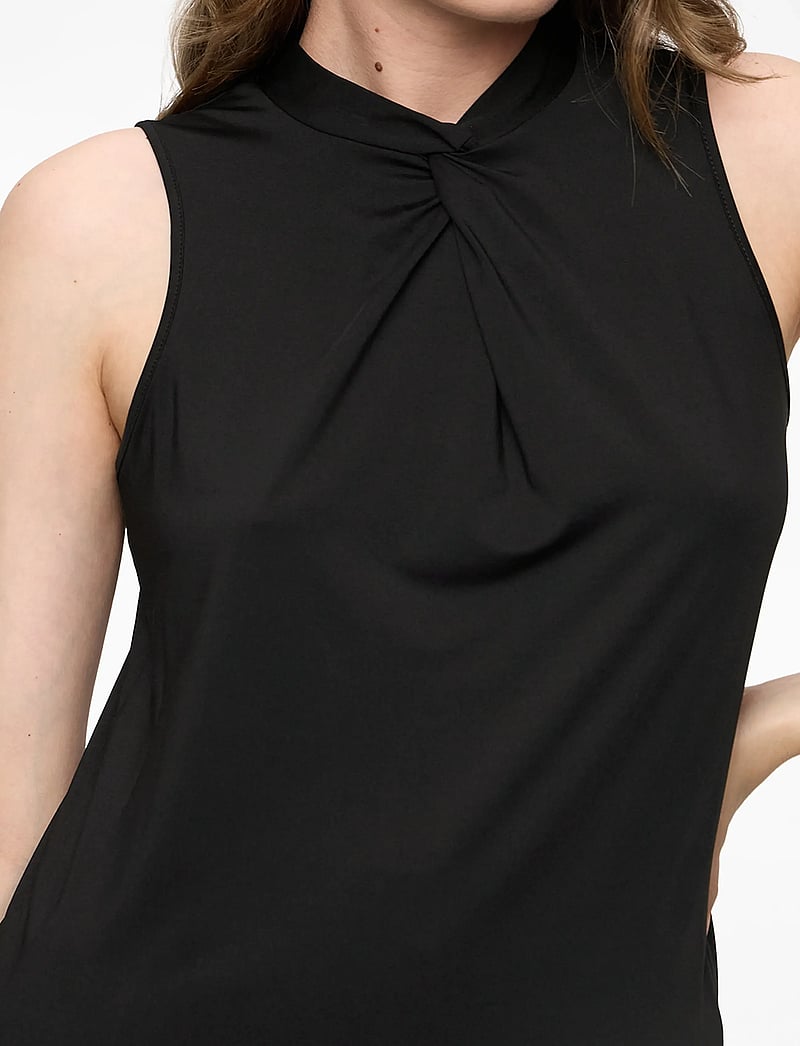 Rosemunde - RWBillie SL Regular Top - Ärmlösa blusar - black - 5