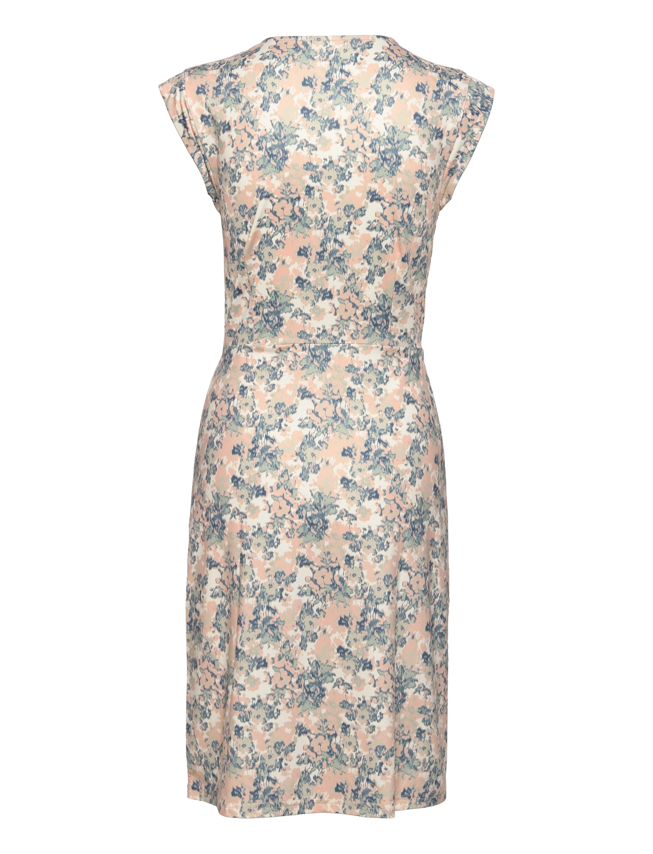Rosemunde - Dress - peach abstract rose print - 1