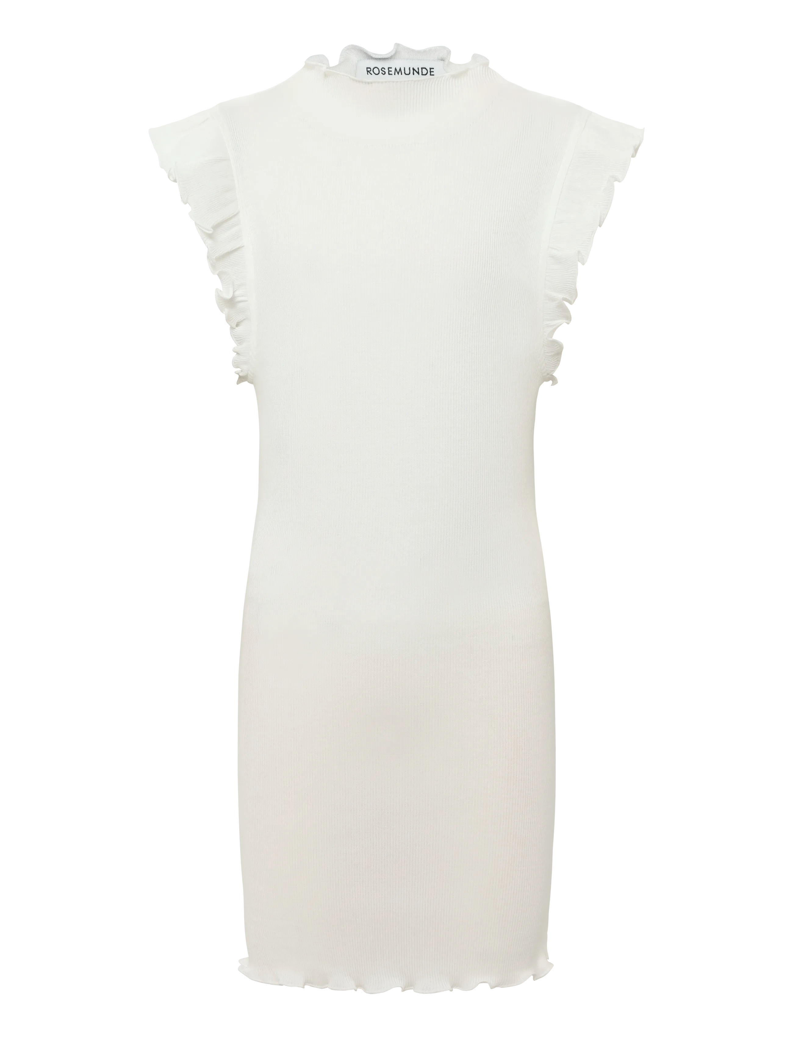 Rosemunde RWBernadine Organic Ruffles Top - Kleidung - NEW WHITE / white