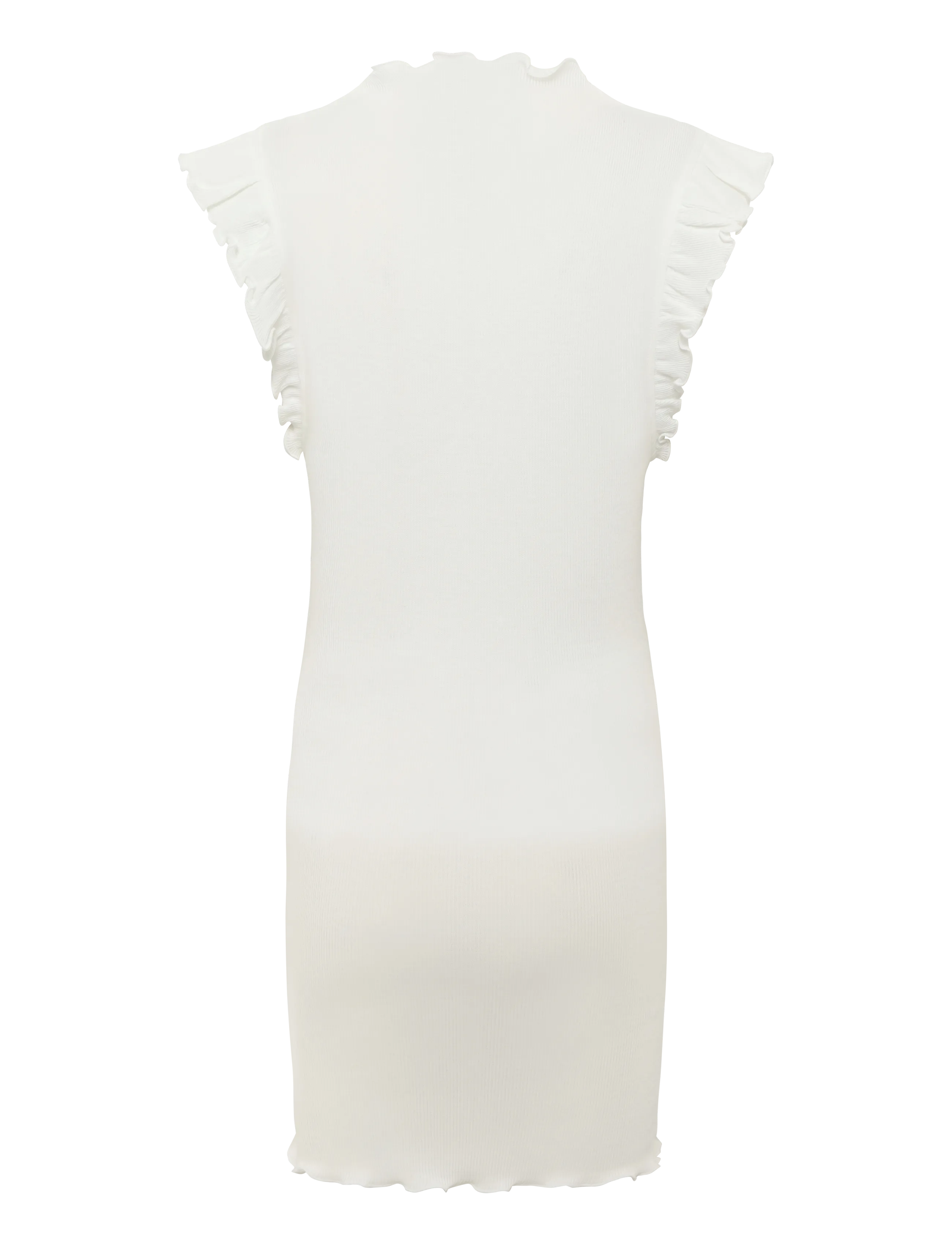 Rosemunde - RWBernadine Organic Ruffles Top - Ärmellose tops - new white - 1