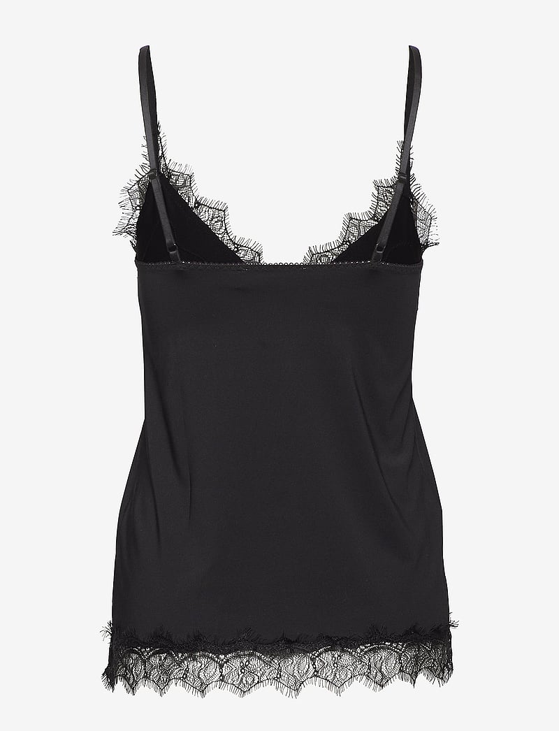 Rosemunde - RWBillie SL Lace Strap Top - Ærmeløse bluser - black - 2