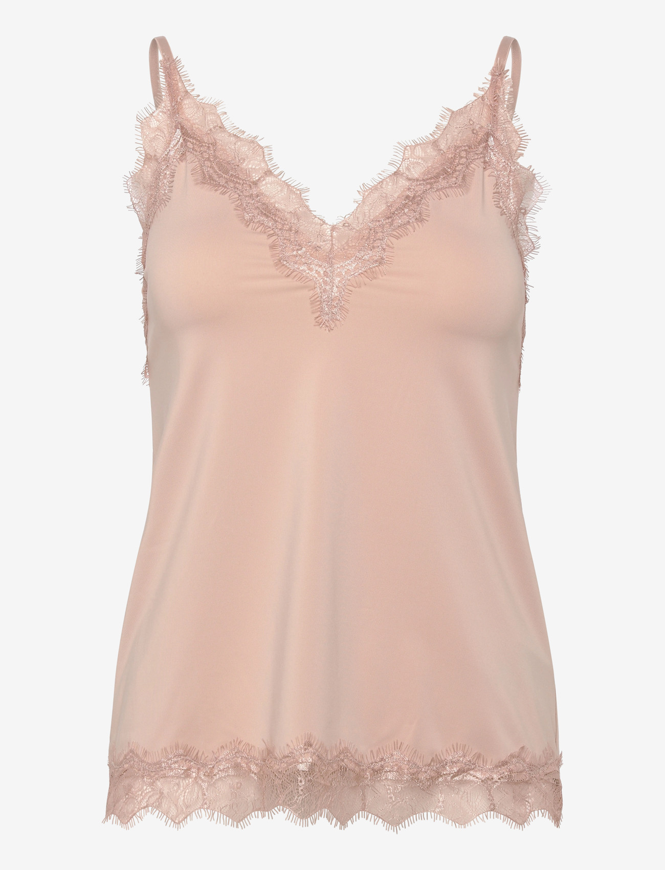 Rosemunde - RWBillie SL Lace Strap Top - Ærmeløse bluser - cacao - 1