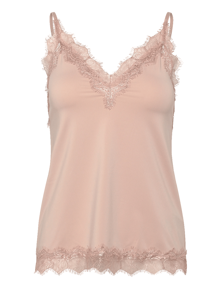 Rosemunde - RWBillie Lace Strap Top - Ärmellose tops - cacao - 1