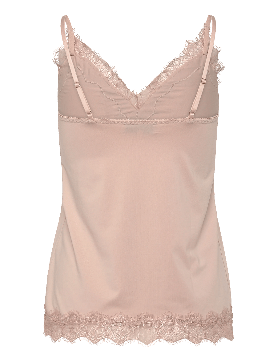 Rosemunde - RWBillie Lace Strap Top - Ärmellose tops - cacao - 2