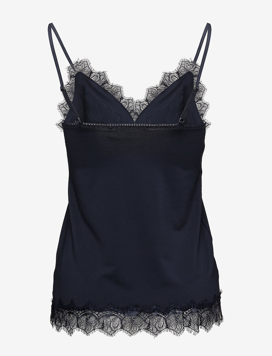 Rosemunde - RWBillie Lace Strap Top - Ärmellose tops - dark blue - 1