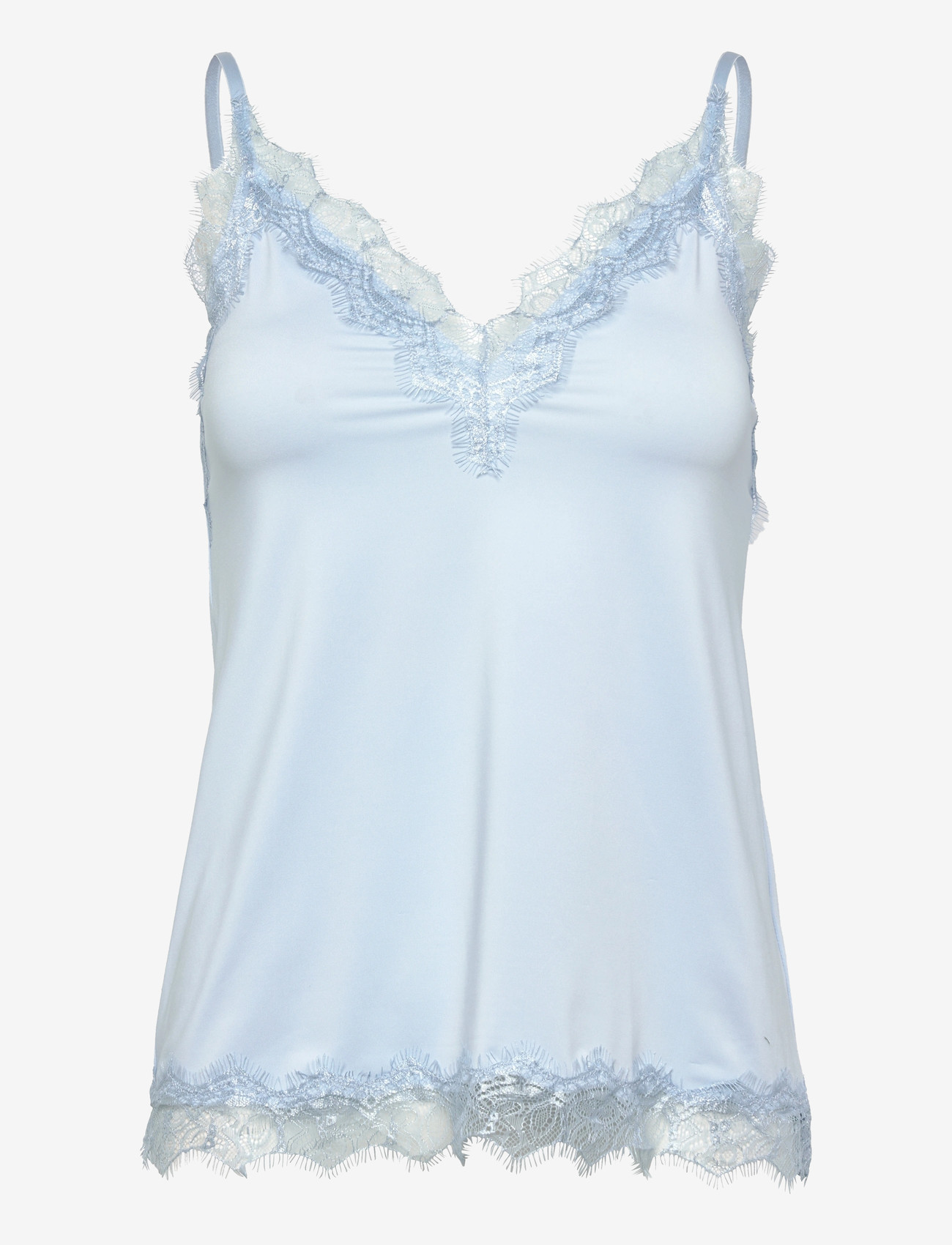 Rosemunde - RWBillie SL Lace Strap Top - Ærmeløse bluser - nantucket blue - 1