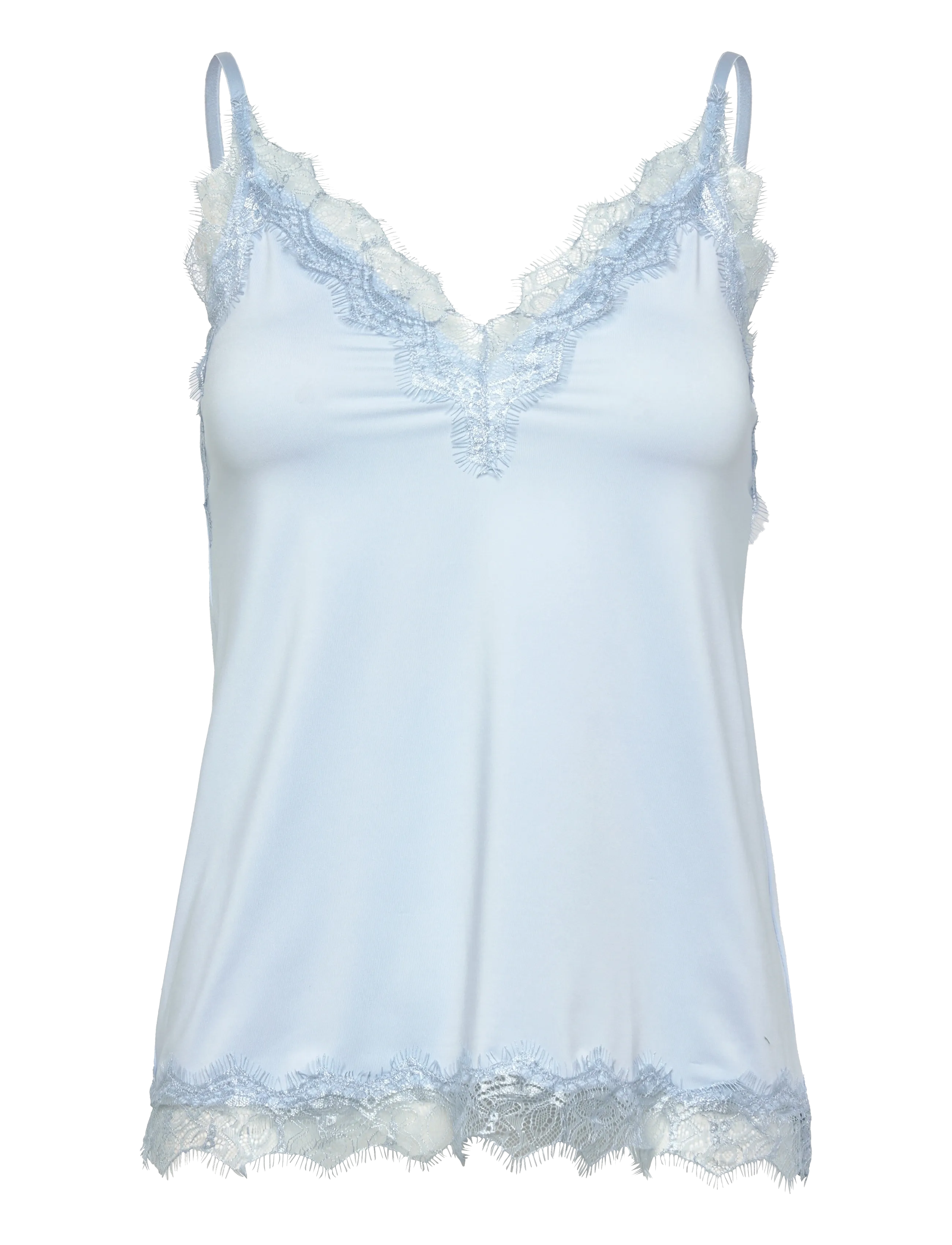 Rosemunde RWBillie SL Lace Strap Top - Bluser & Skjorter - NANTUCKET BLUE / blue