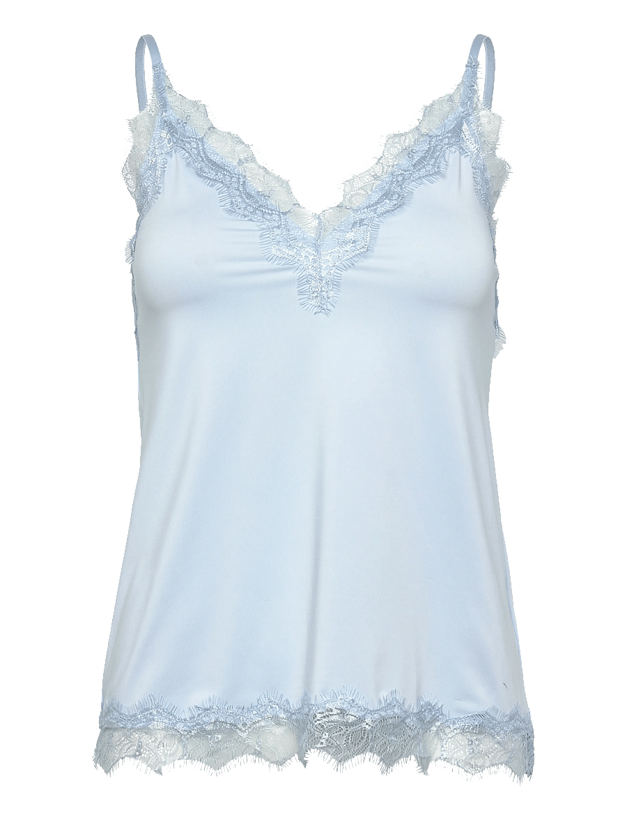 Rosemunde - RWBillie Lace Strap Top - Ärmellose tops - nantucket blue - 1