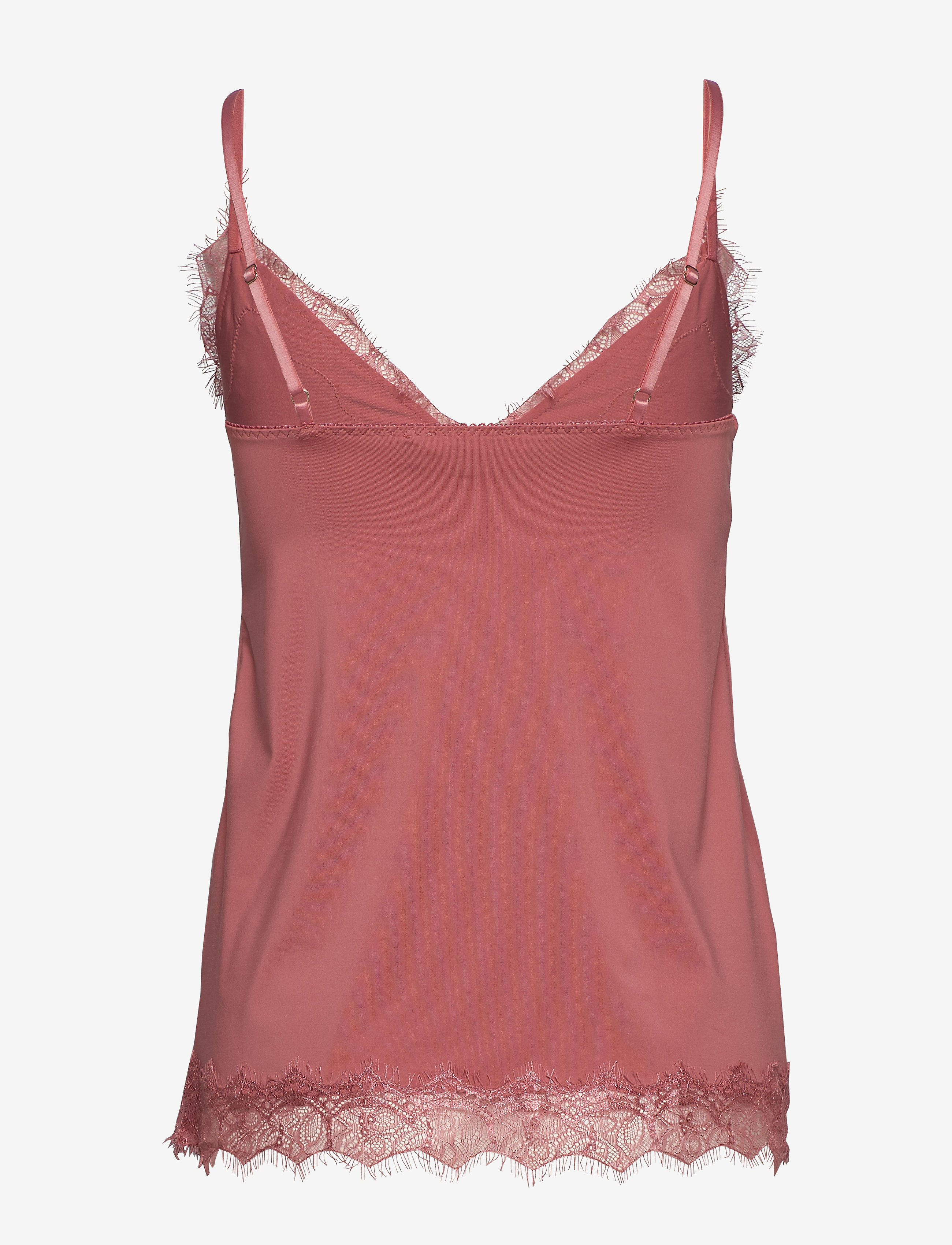 Rosemunde - RWBillie SL Lace Strap Top - t-shirt & tops - pink blush - 1
