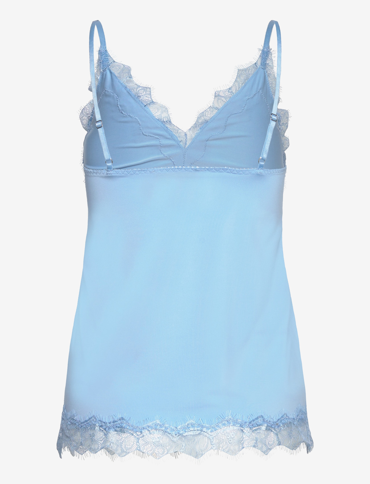 Rosemunde - RWBillie SL Lace Strap Top - Ærmeløse bluser - placid blue - 1