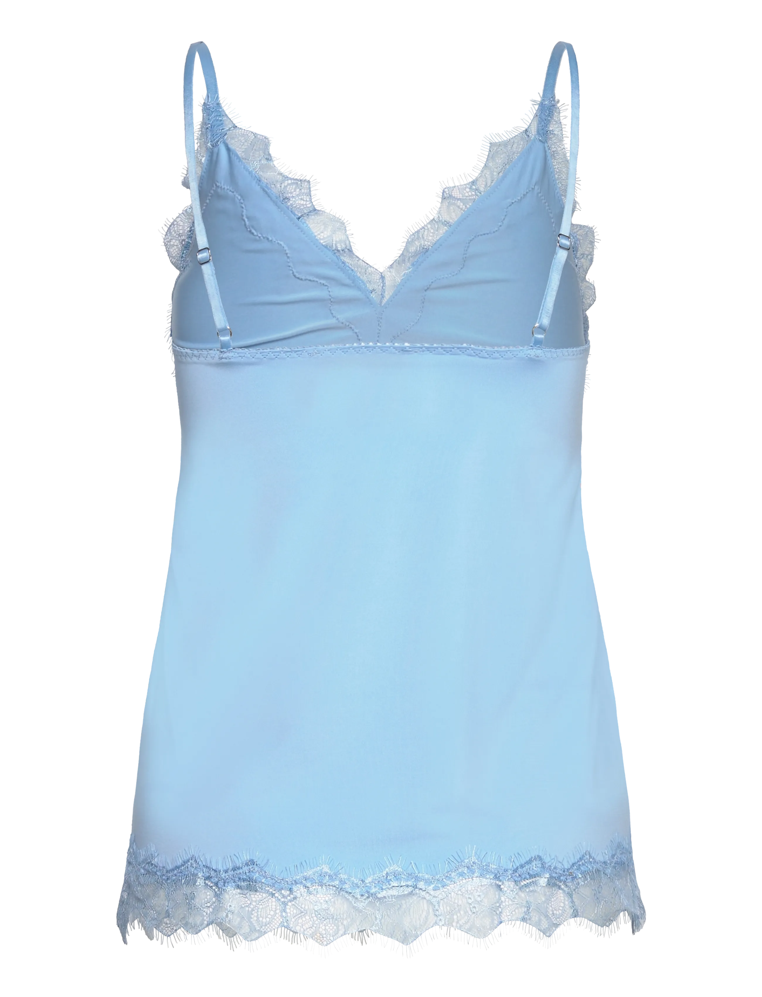 Rosemunde - RWBillie SL Lace Strap Top - topi bez piedurknēm - placid blue - 1