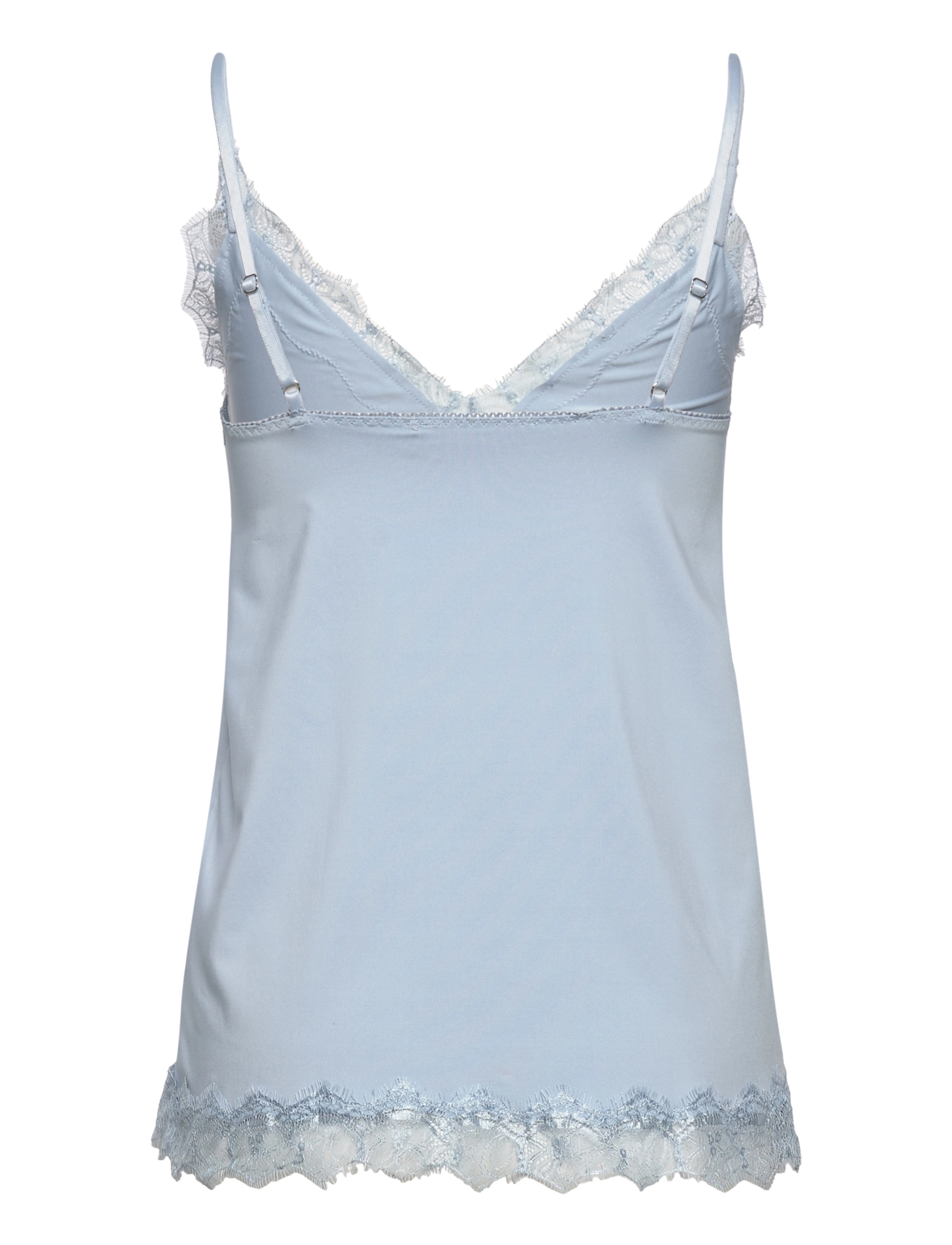 Rosemunde - RWBillie SL Lace Strap Top - Ærmeløse bluser - powder blue - 1