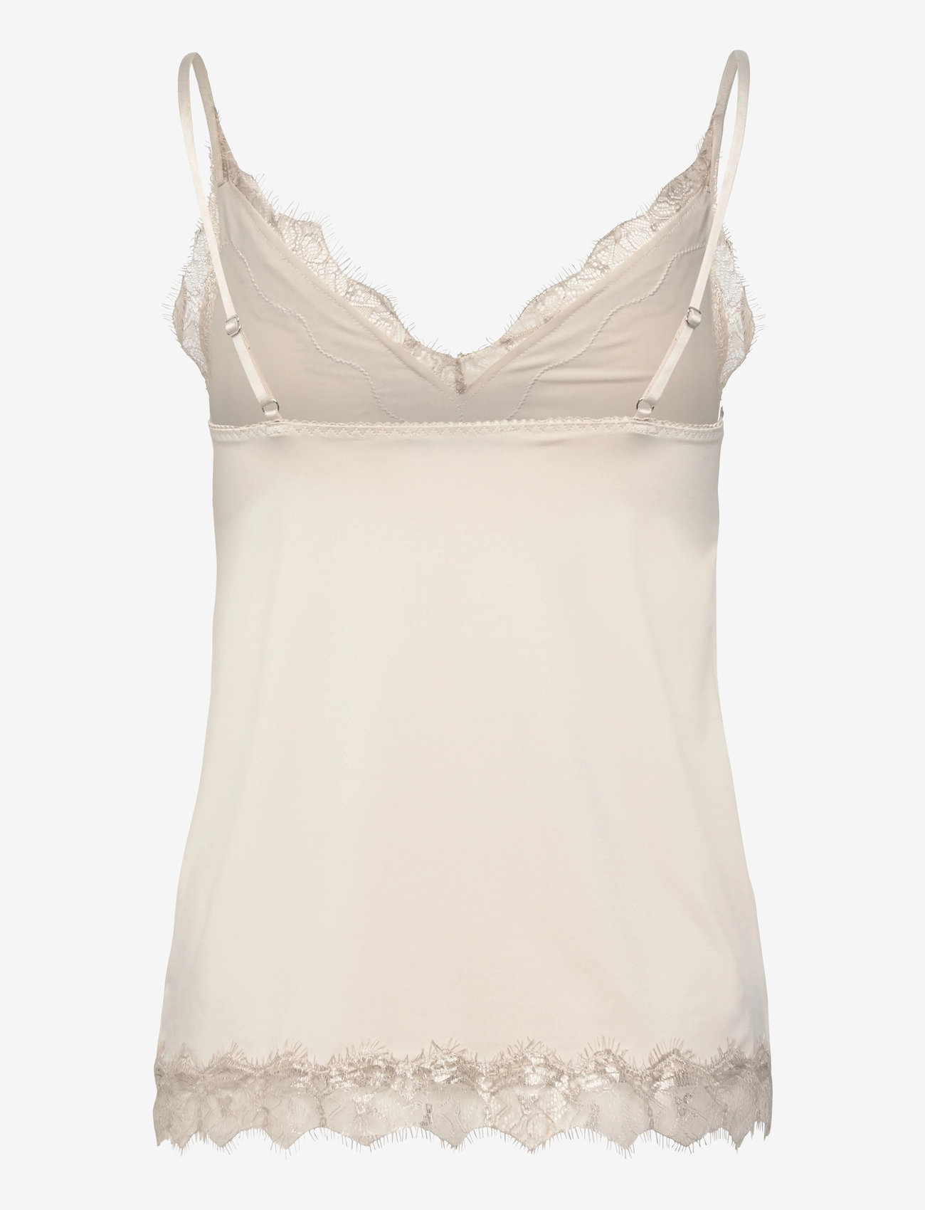 Rosemunde - RWBillie SL Lace Strap Top - Ärmlösa blusar - rainy day - 1