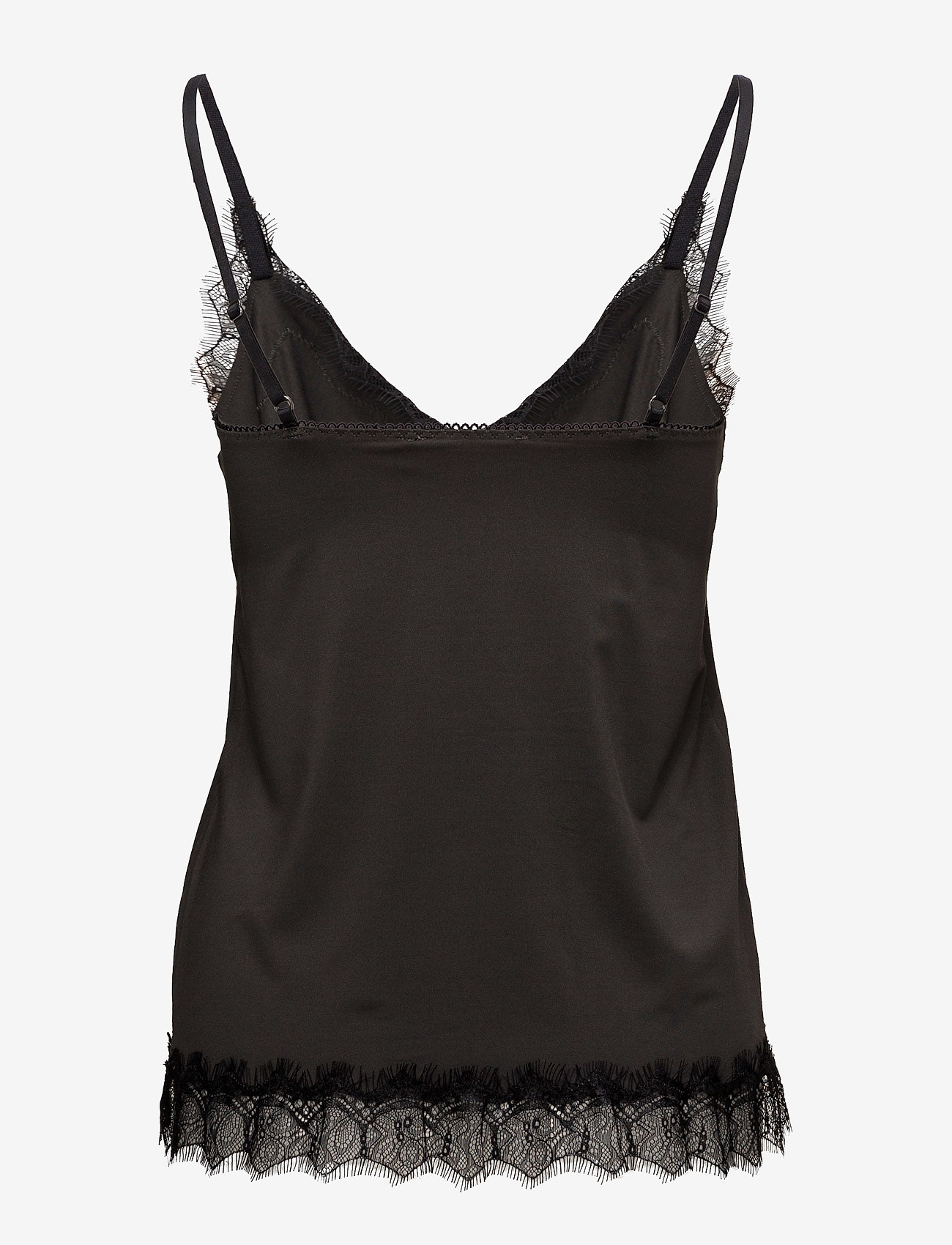 Rosemunde - RWBillie SL Lace Strap Top - linnen - raven - 1