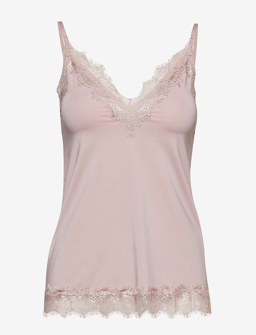 Rosemunde - RWBillie Lace Strap Top - Ärmellose tops - vintage powder - 0