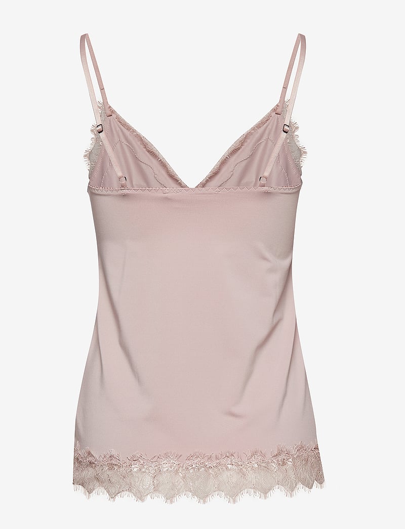 Rosemunde - RWBillie SL Lace Strap Top - Ærmeløse bluser - vintage powder - 1