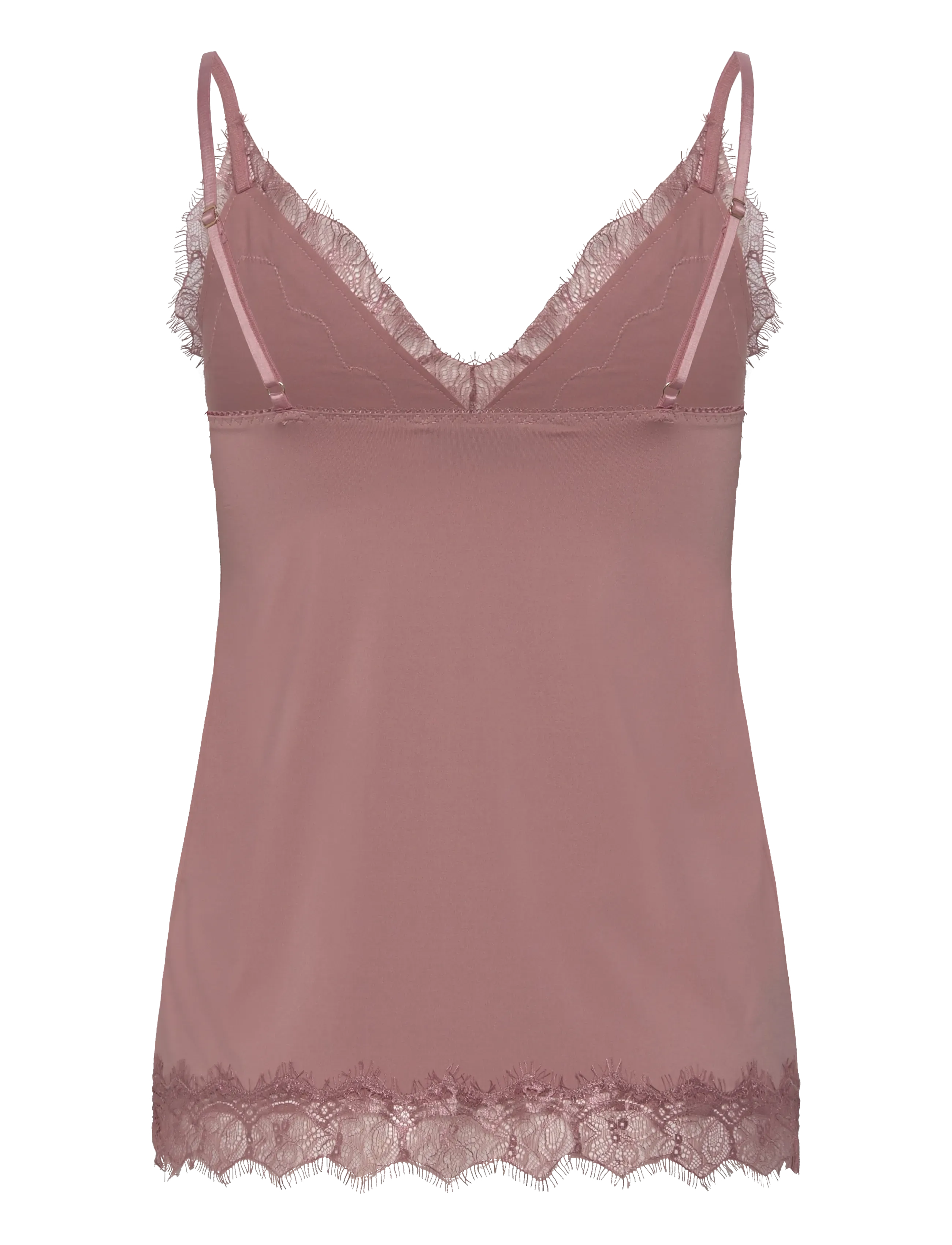 Rosemunde - RWBillie SL Lace Strap Top - tops zonder mouwen - woodrose - 1