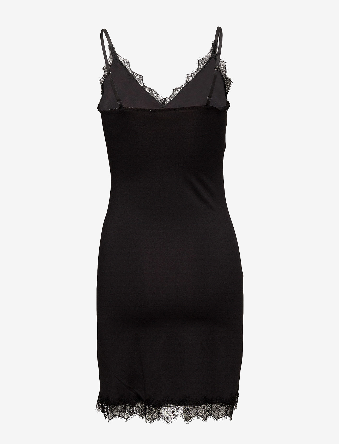 Rosemunde - RWBillie Lace Strap Dress - slip dresses - black - 2