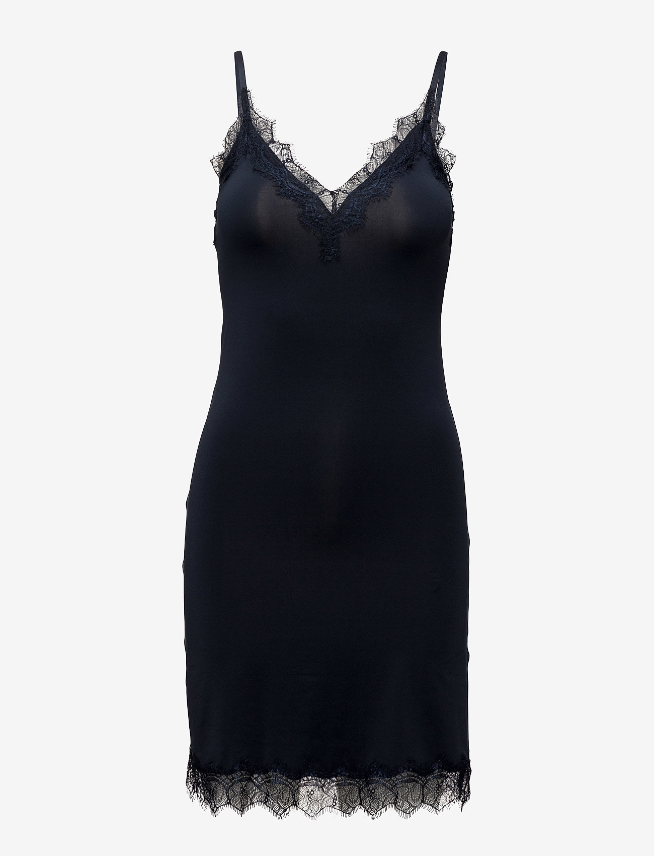 Rosemunde - RWBillie Lace Strap Dress - slip dresses - dark blue - 0