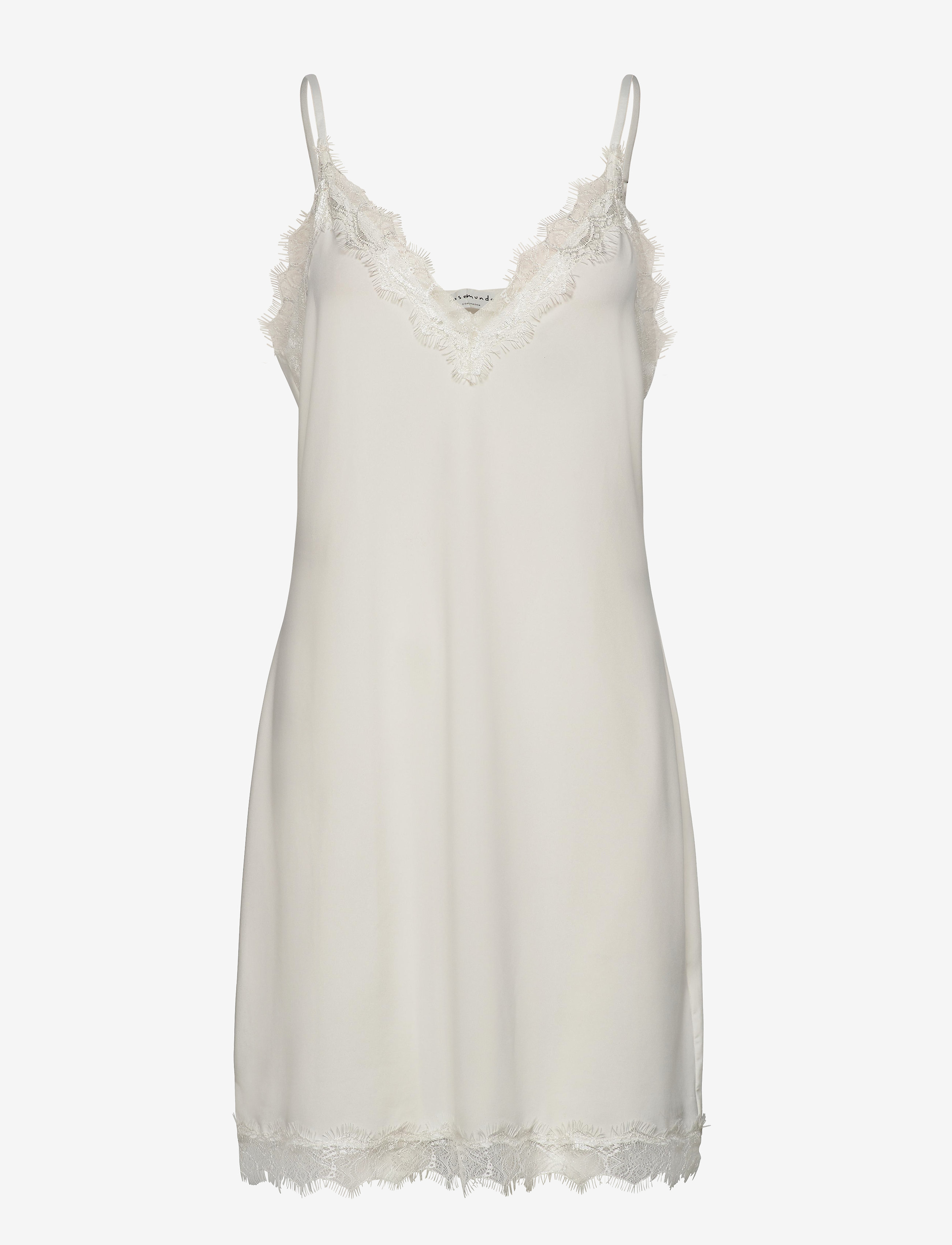 Rosemunde Rwbillie Lace Strap Dress, Kvinder, Blonde Slipkjole, Cream, Str: 38