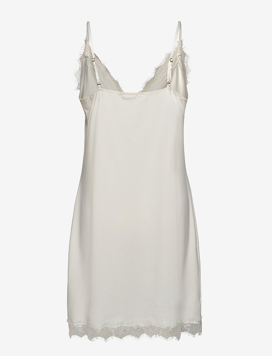 Rosemunde - Strap dress - slip dresses - ivory - 1