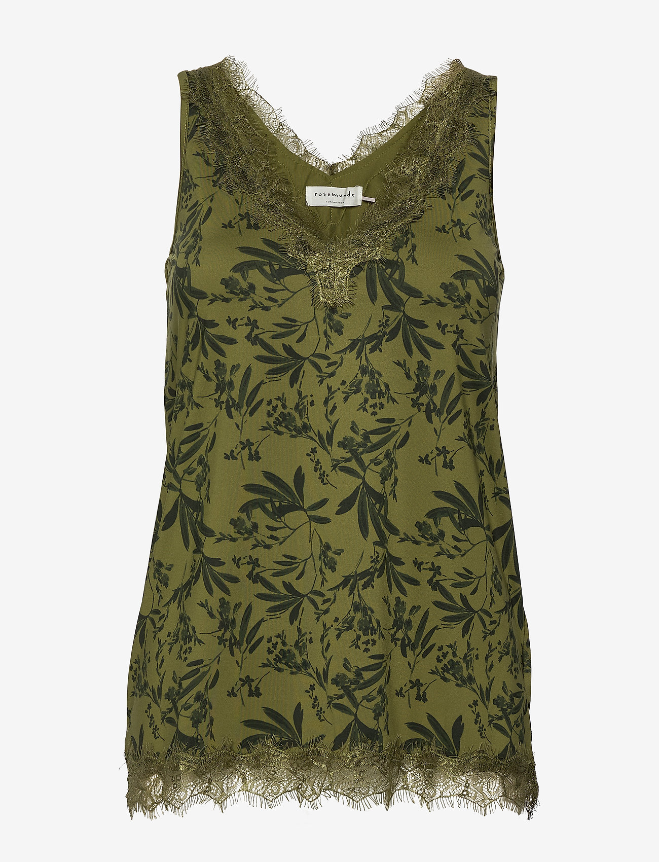 GREEN SMALL LEAF PRINT
