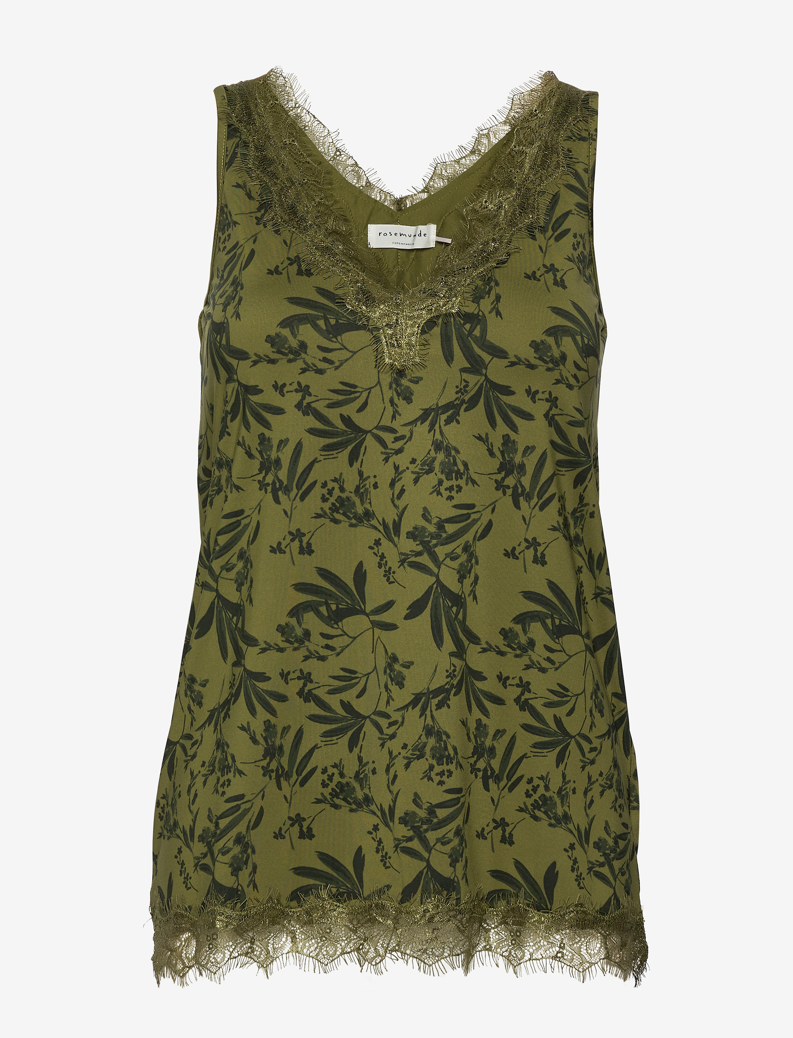 GREEN SMALL LEAF PRINT