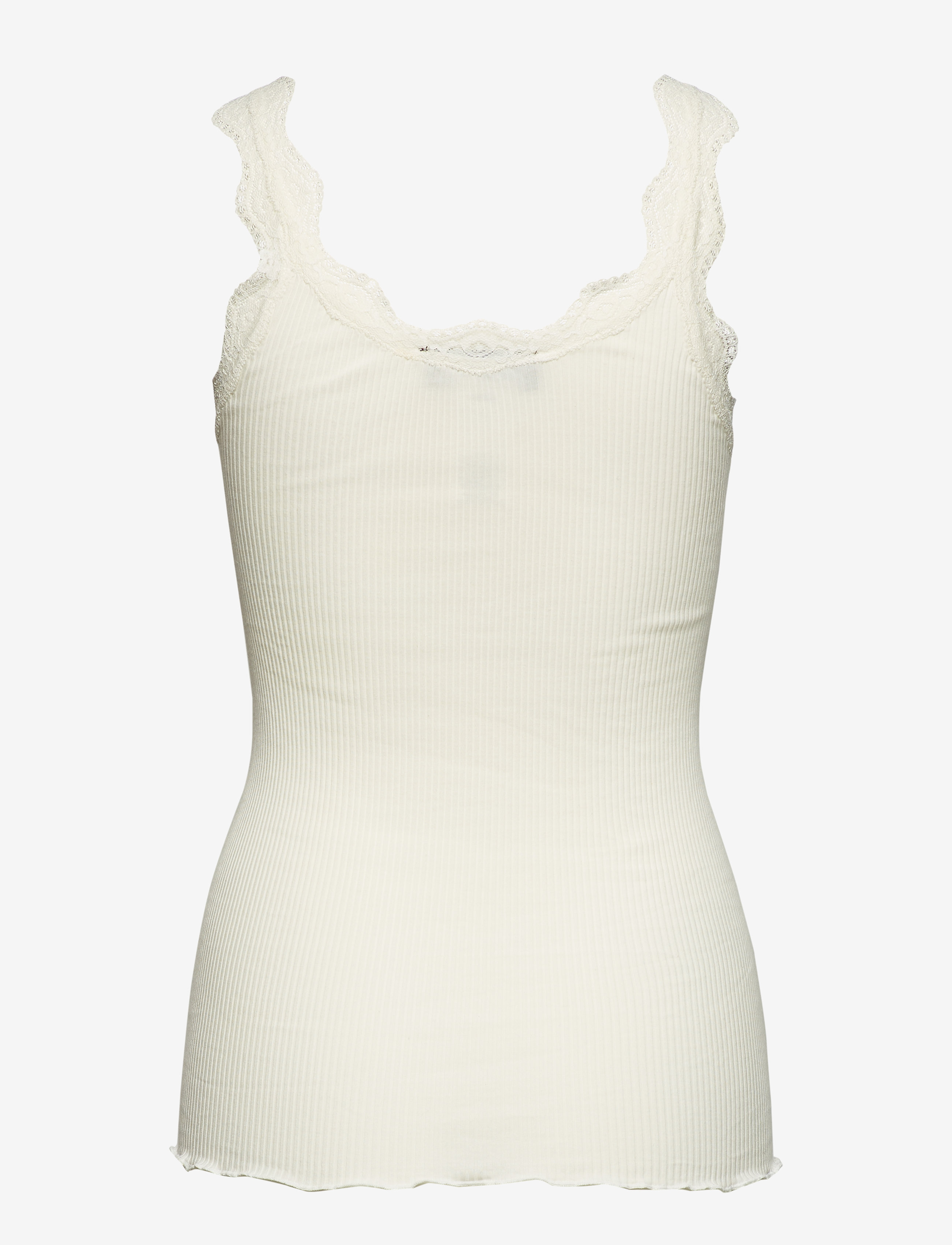 Rosemunde - Organic top w/ lace - new white - 1