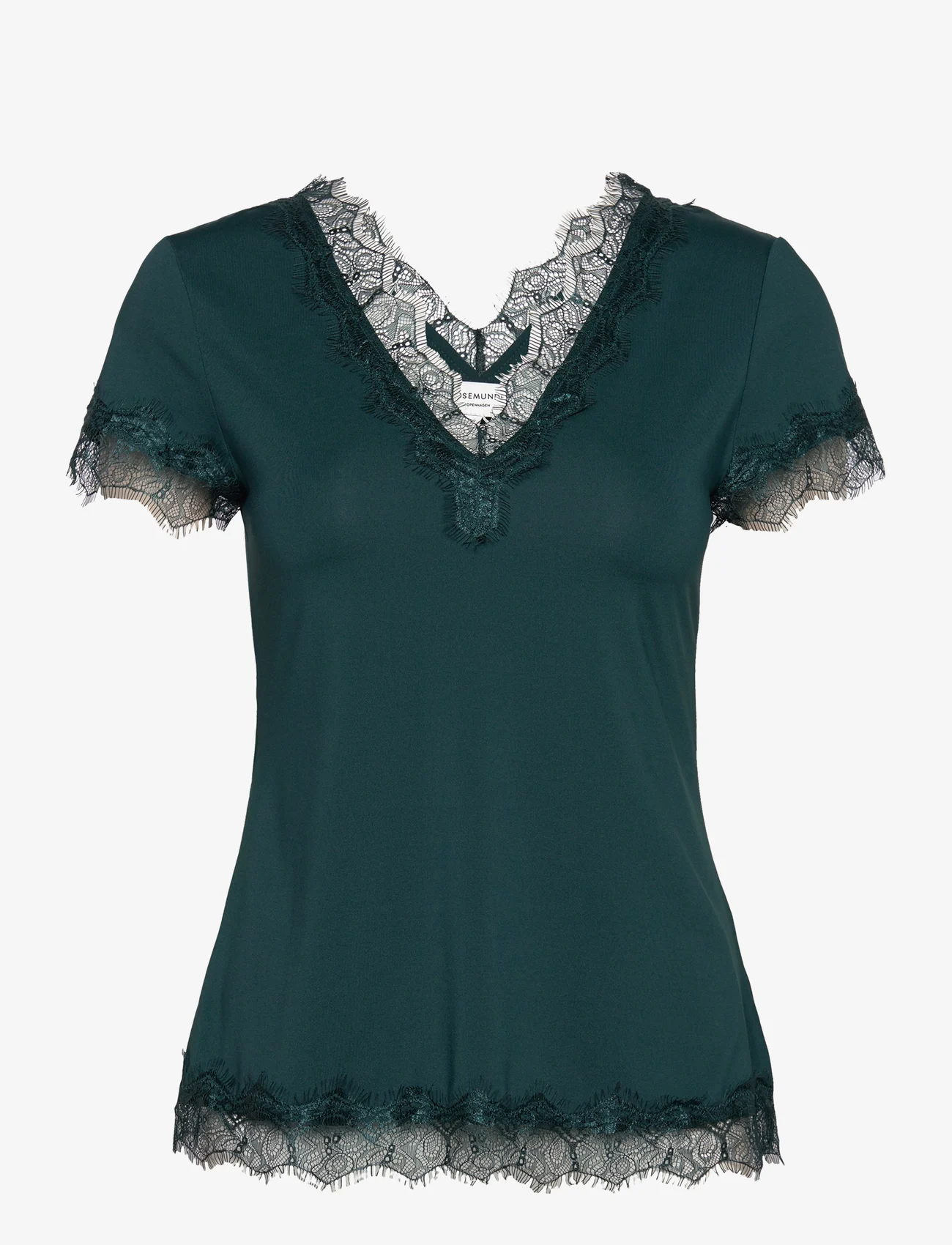 Rosemunde - T-shirt - blouses korte mouwen - dark teal - 0
