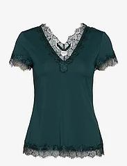 Rosemunde - T-shirt - blouses korte mouwen - dark teal - 0