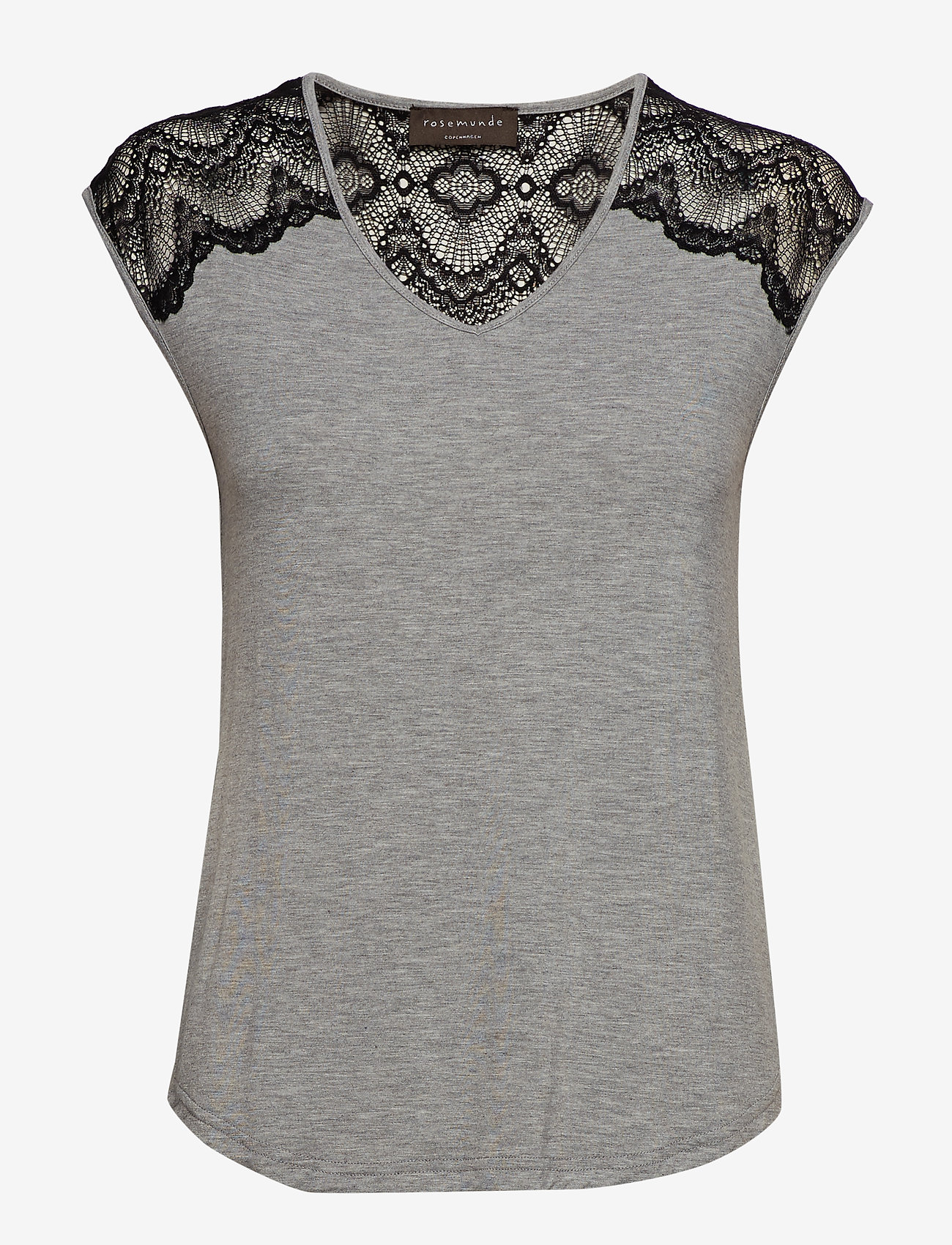 Rosemunde - T-shirt ss - light grey melange - 0