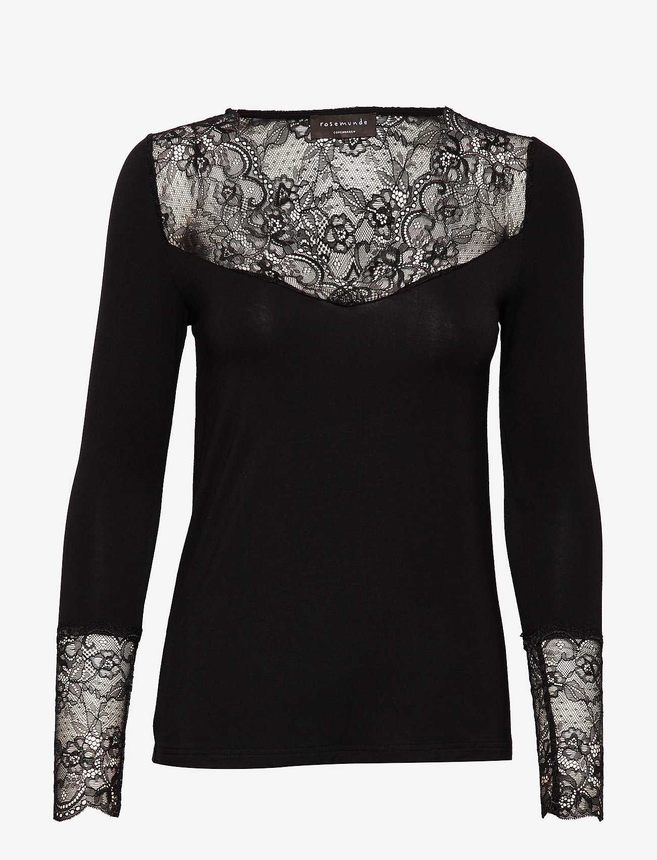 Rosemunde - T-shirt ls - black - 0