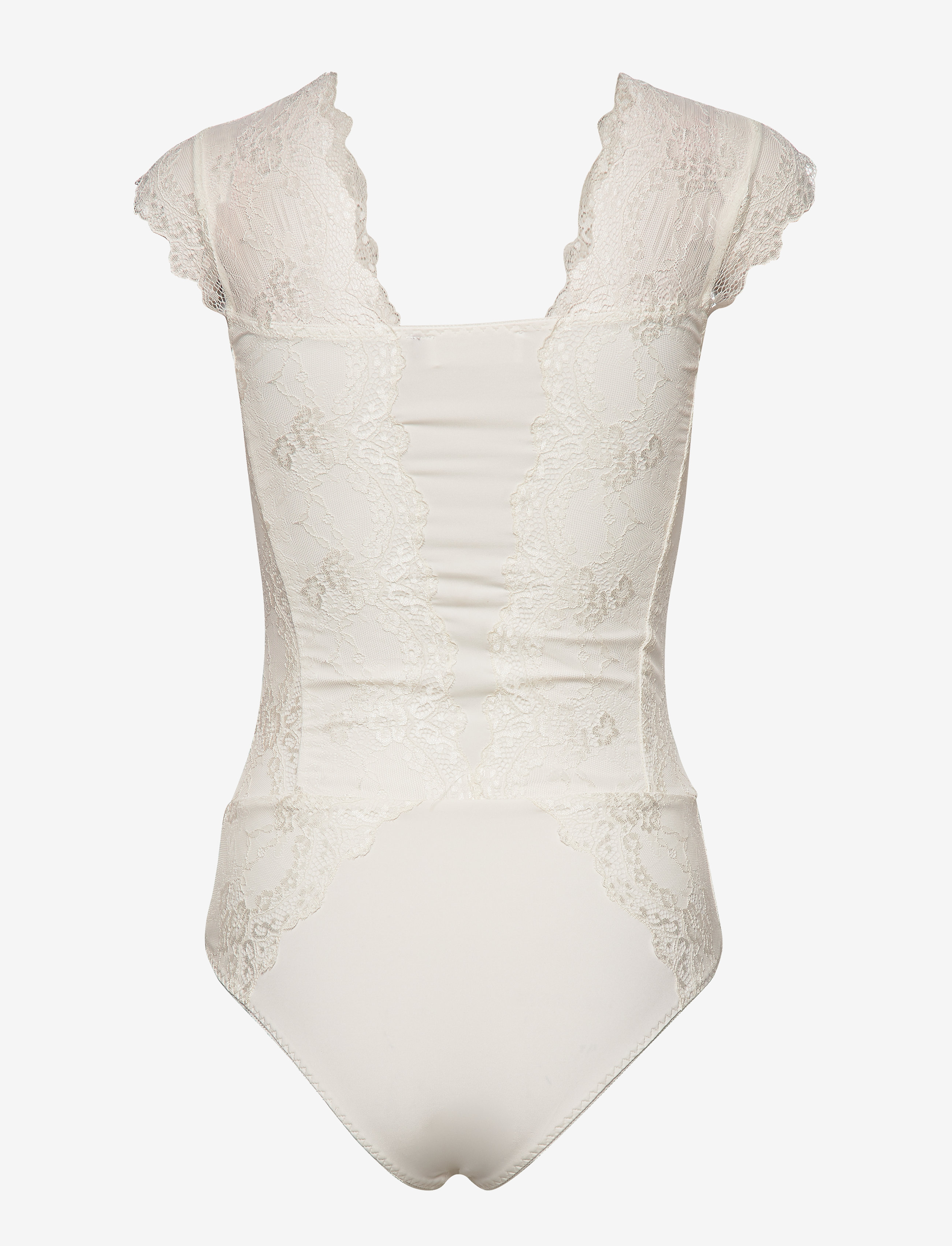 Rosemunde - Bodystocking ss - ivory - 2