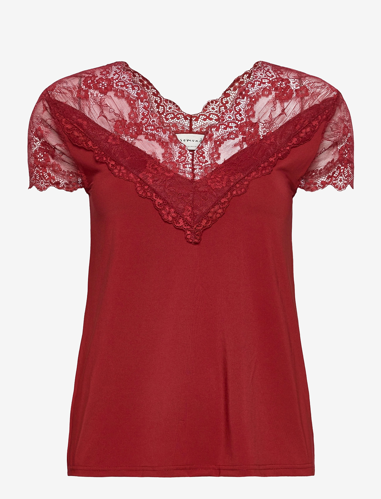 Rosemunde - T-shirt ss - cranberry - 0
