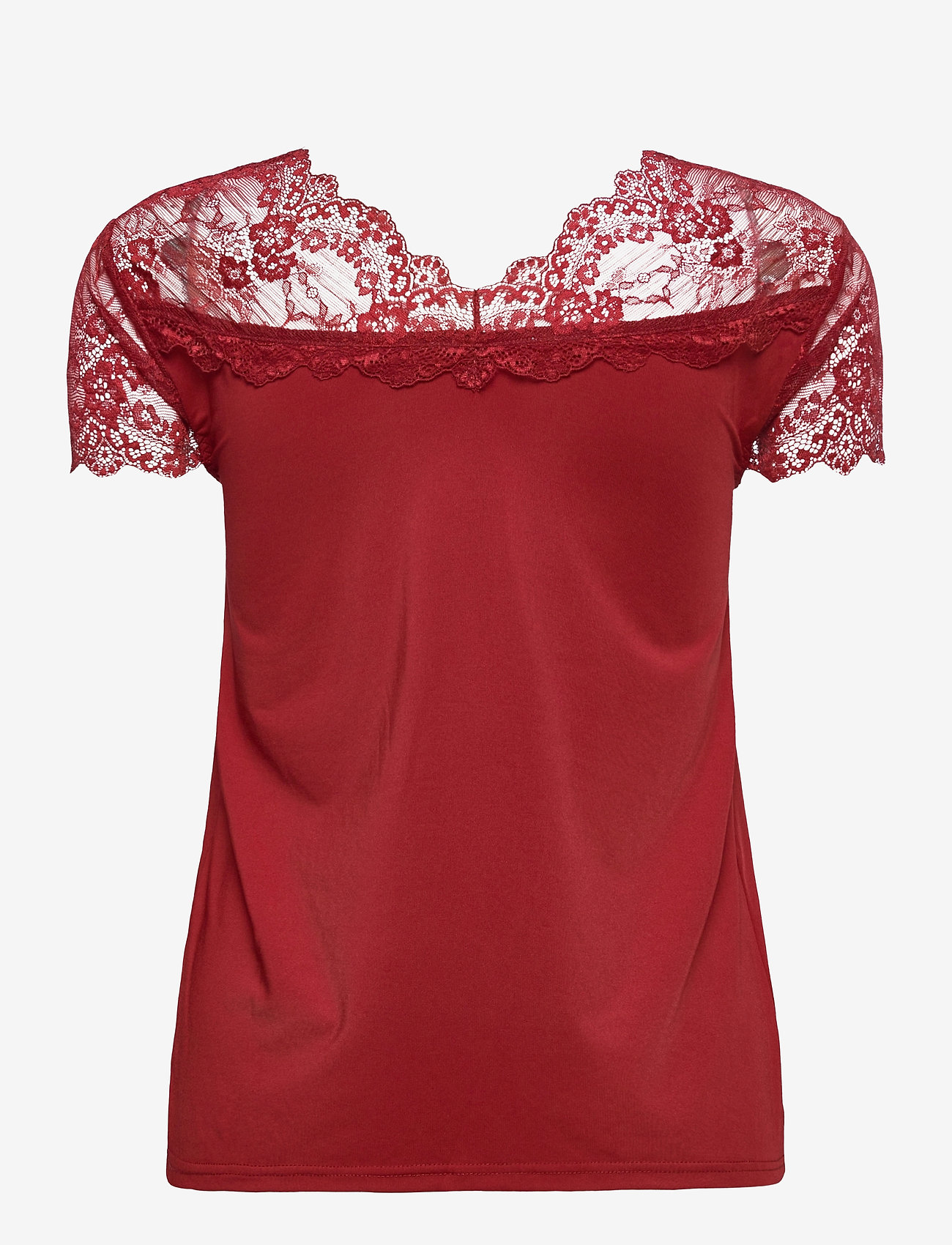 Rosemunde - T-shirt ss - cranberry - 1