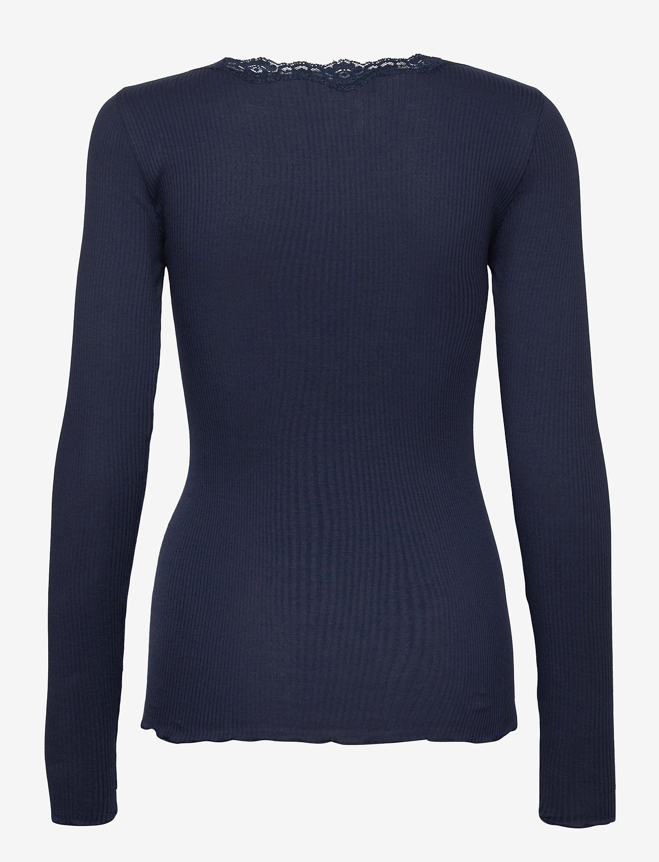 Rosemunde - Organic t-shirt w/ lace - navy - 1