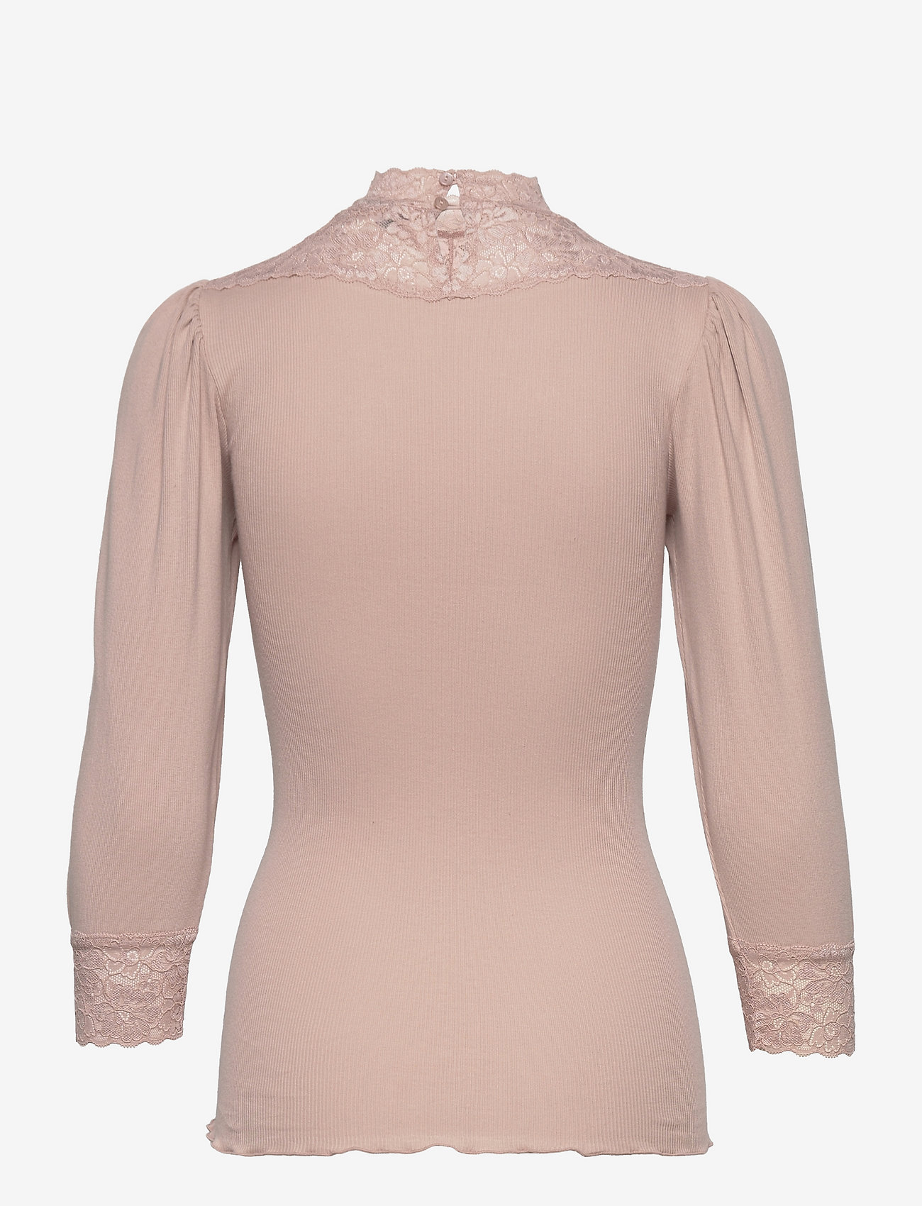 Rosemunde - Organic t-shirt w/ lace - vintage powder - 1