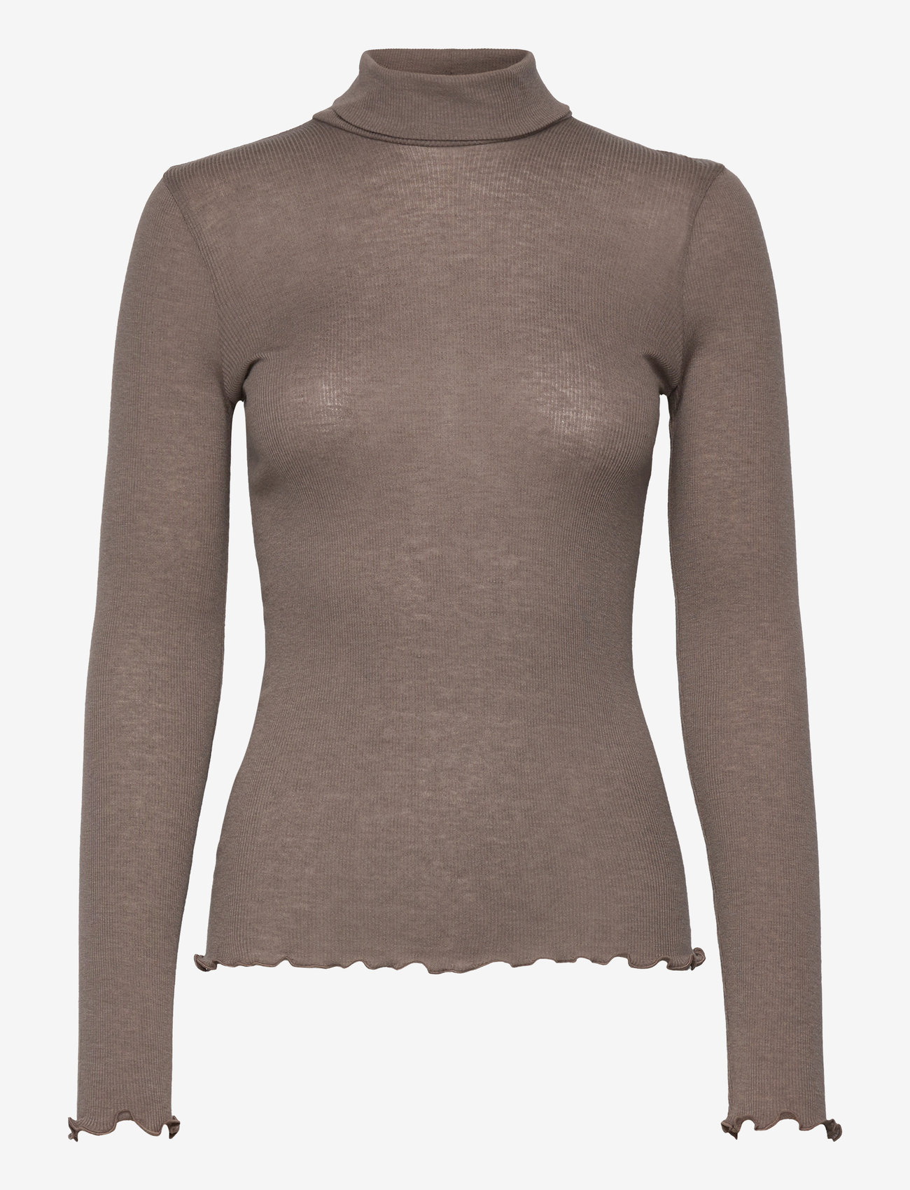 Rosemunde - Wool turtle neck - pikkade varrukatega alussärgid - falcon - 0